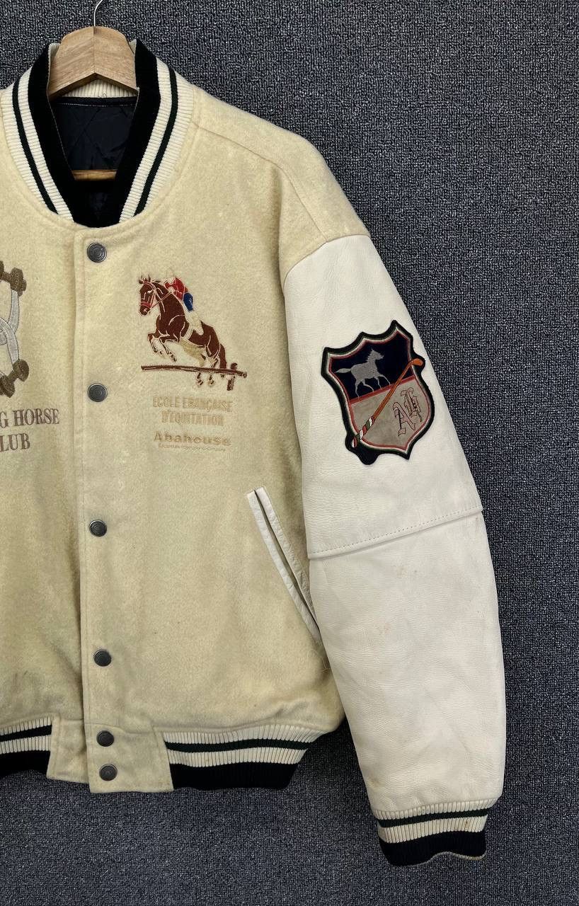 Japanese Brand Vintage Abahouse Rare Design Wool Varsity Jacket Size US M / EU 48-50 / 2 - 8 Thumbnail