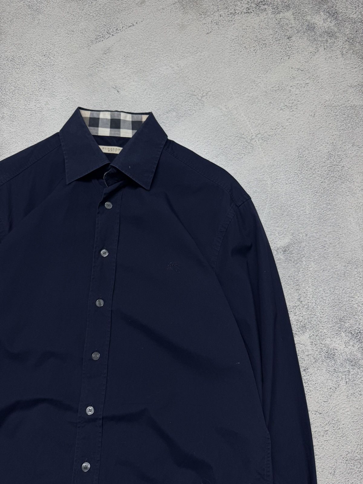 Burberry Vintage Y2k Luxury Burberry Brit Button-Up Shirt Size US L / EU 52-54 / 3 - 2 Thumbnail