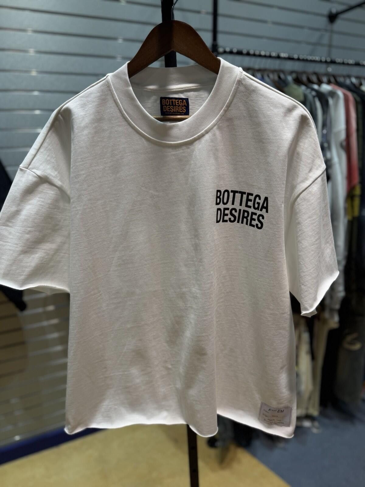 Bottega Desires Bottega Desires Tee T-Shirt F**k Joke (L) White Black Size US L / EU 52-54 / 3 - 7 Thumbnail