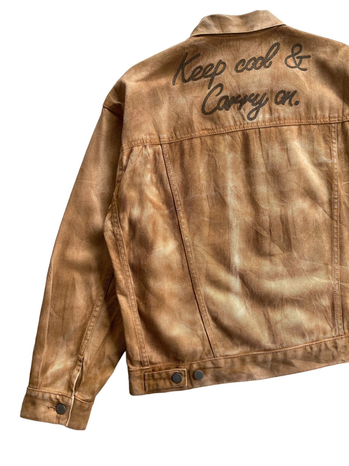 Vintage 70 Years Anniversary Snoopy Acidwash Denim Jacket Size US M / EU 48-50 / 2 - 7 Thumbnail