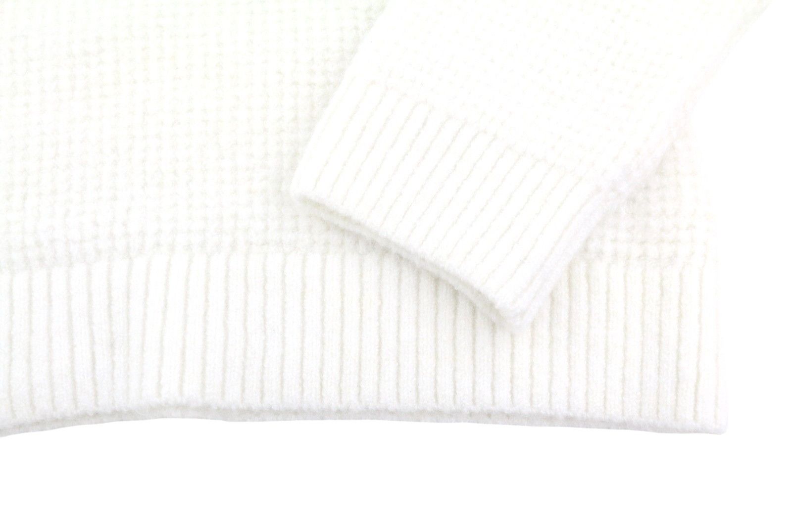 Tommy Hilfiger REQ WAFFLE L Ancient White Crew Jumper 87377 Size US L / EU 52-54 / 3 - 5 Thumbnail