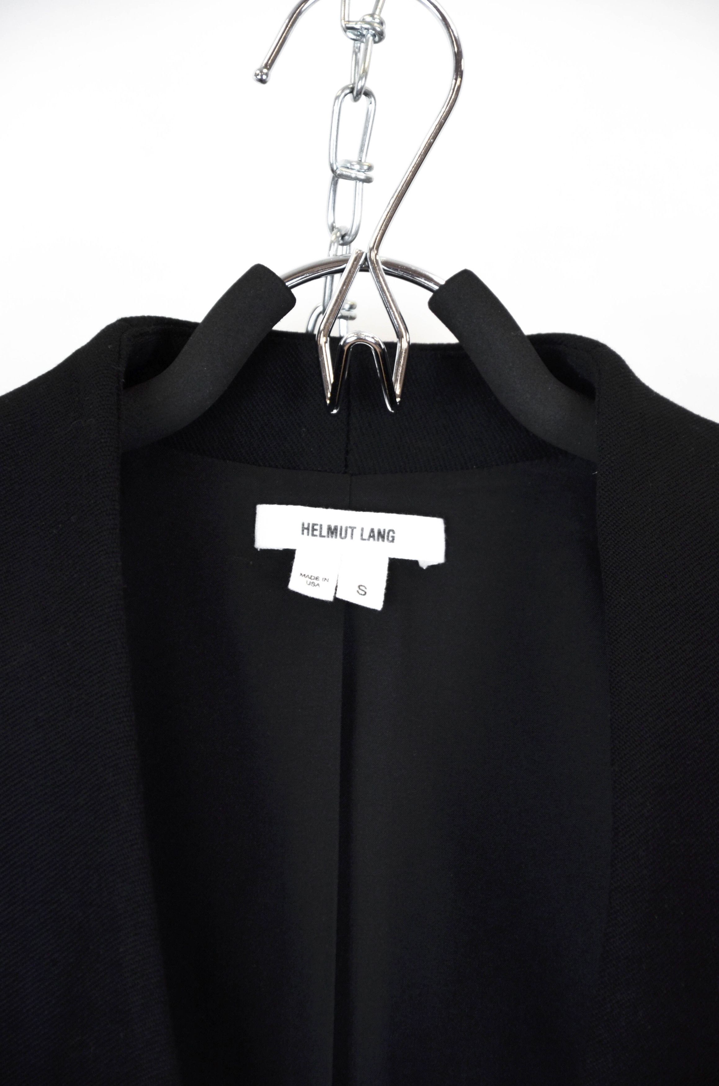 Helmut Lang Helmut Lang Tailored Black Blazer – Minimalism Jacket - S Size S / US 4 / IT 40 - 4 Thumbnail