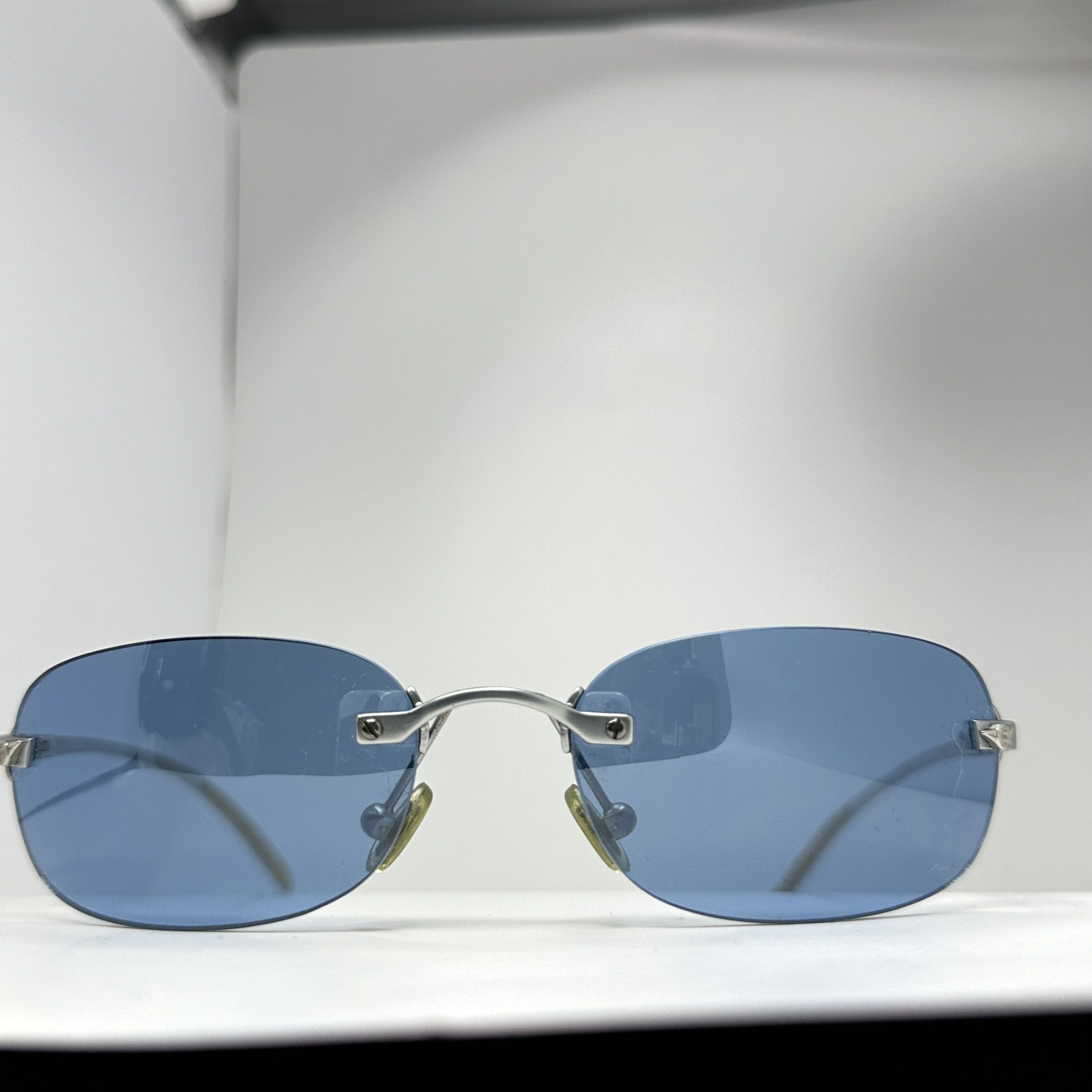 Fossil Vintage Avant Garde Fossil Unisex Sunglasses 00s Size ONE SIZE - 4 Thumbnail