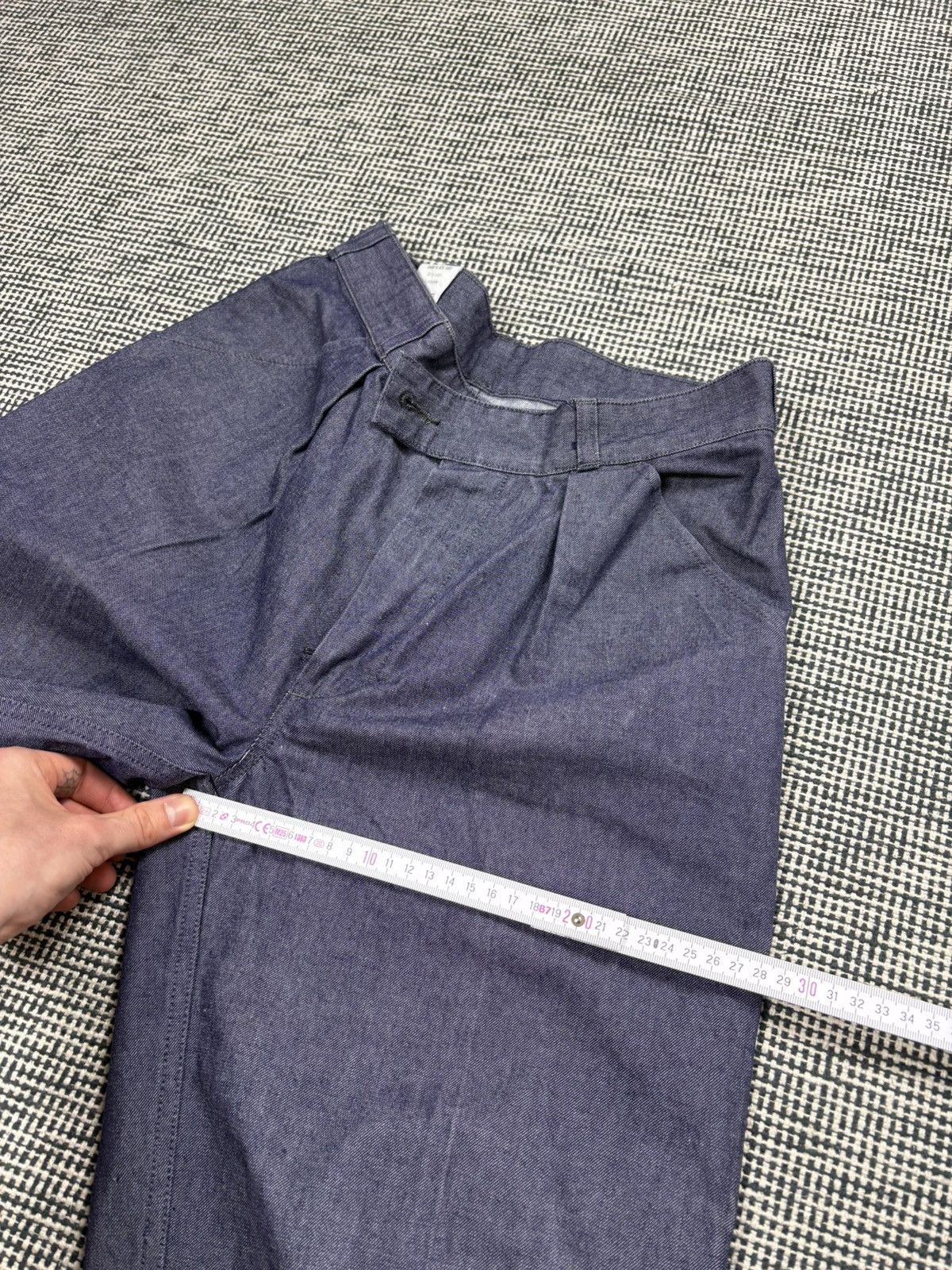 Vintage Vintage french workwear pleated utility trousers Size US 28 / EU 44 - 9 Thumbnail