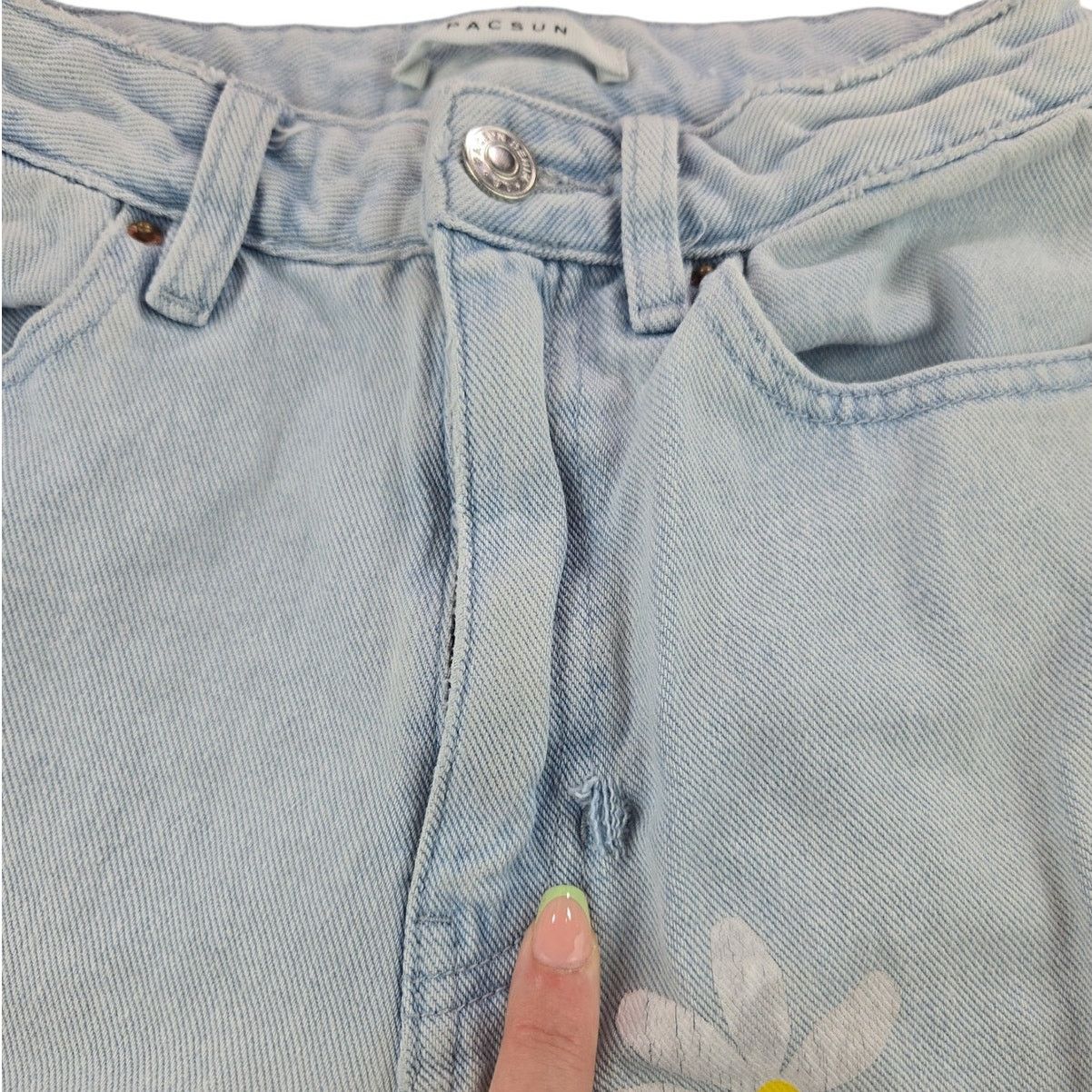 Pacsun PacSun | 90's Boyfriend Daisy Jeans | Size 24 waist - size 0 Size 24" / US 00 / IT 34 - 4 Thumbnail
