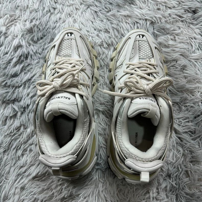 Balenciaga Balenciaga Track White Sneakers Daddy Shoes 2502-Nextarrow Size US 8 / EU 41 - 2 Thumbnail