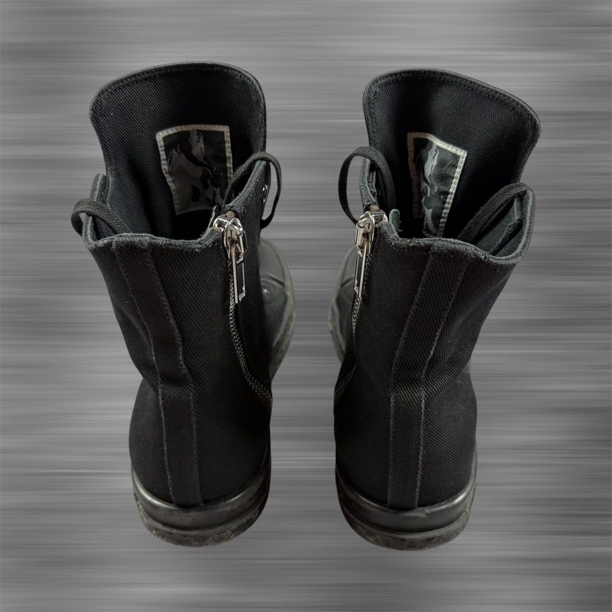 Rick Owens Rick Owens DRKSHDW Ramones High – Full Black Size US 8.5 / EU 41-42 - 4 Thumbnail
