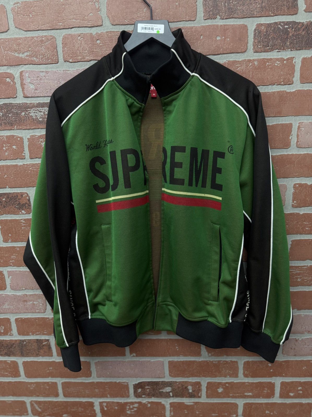 Supreme Supreme World Famous Jacquard Green Jacket Size M Size US M / EU 48-50 / 2 - 1 Thumbnail