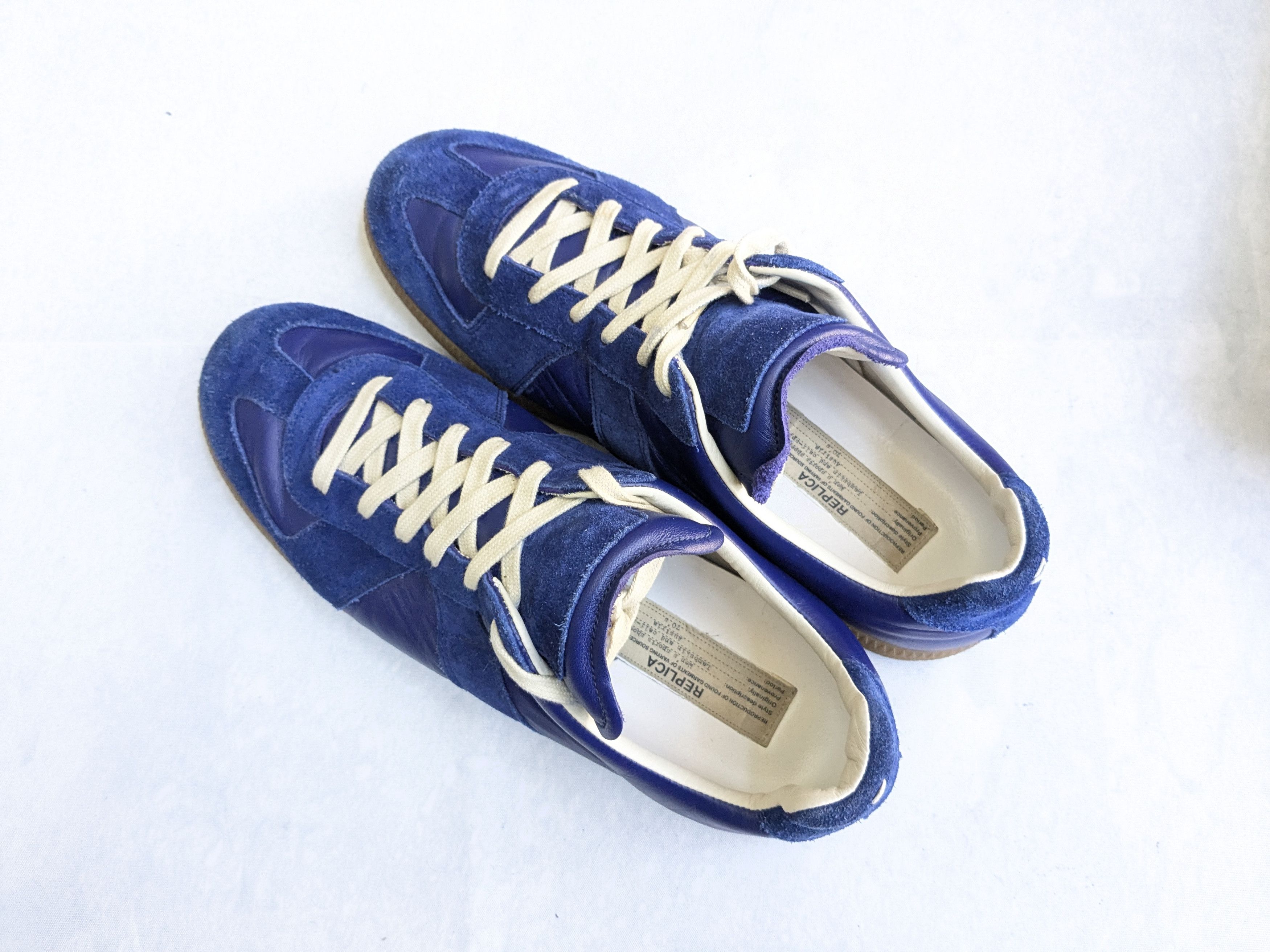 Maison Margiela Maison Margielas Replica GAT Blue 11 44 Gum Low Tops Size US 11 / EU 44 - 15 Thumbnail
