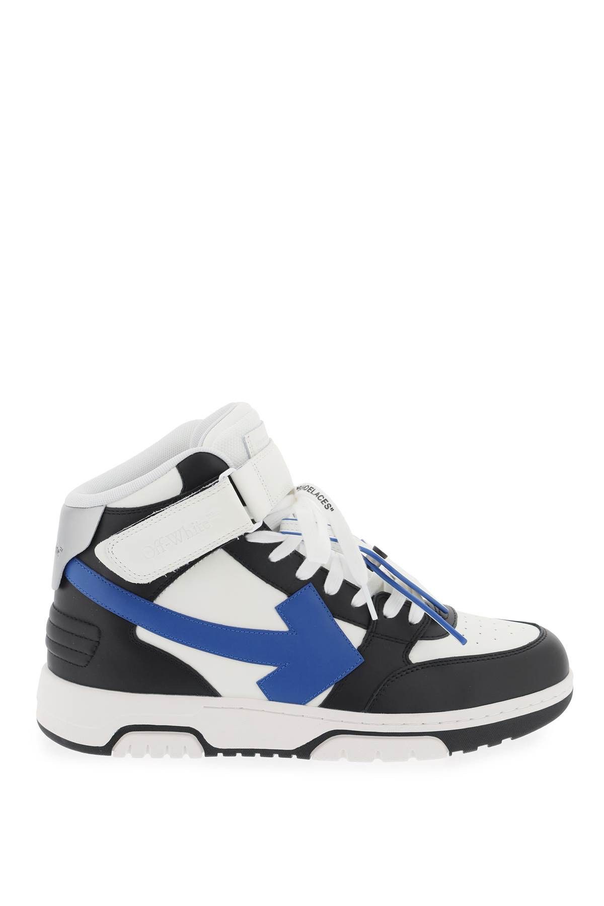 image of Off White Off-White Out Of Office High Top Sneakers in Blue, Men's (Size 11)