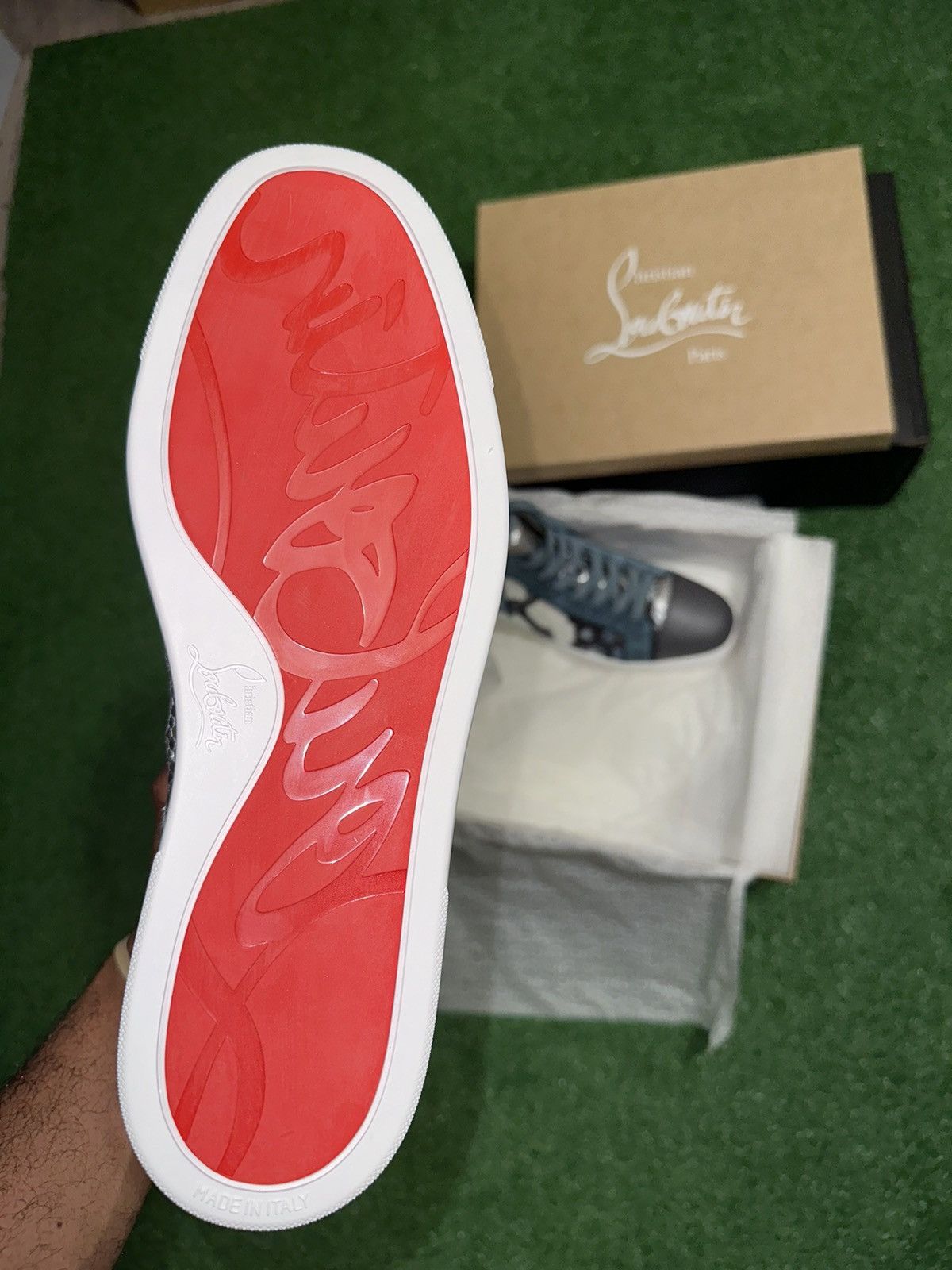 Christian Louboutin Christian Louboutin Red Bottom Sneaker Size US 10.5 / EU 43-44 - 2 Thumbnail
