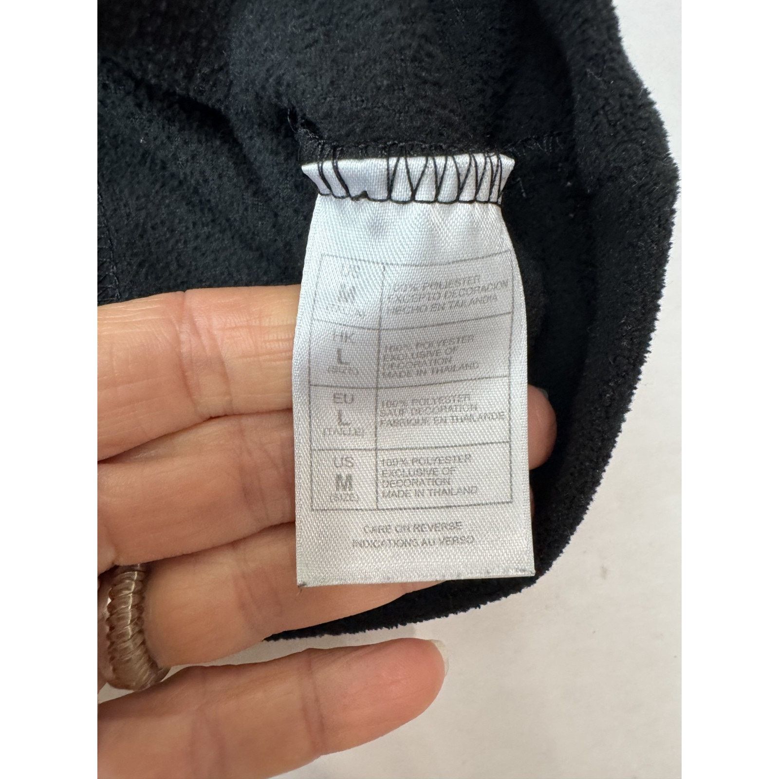Disney Walt Disney World 1971 Fleece Jacket Embroidered Black Large Size L / US 10 / IT 46 - 8 Thumbnail