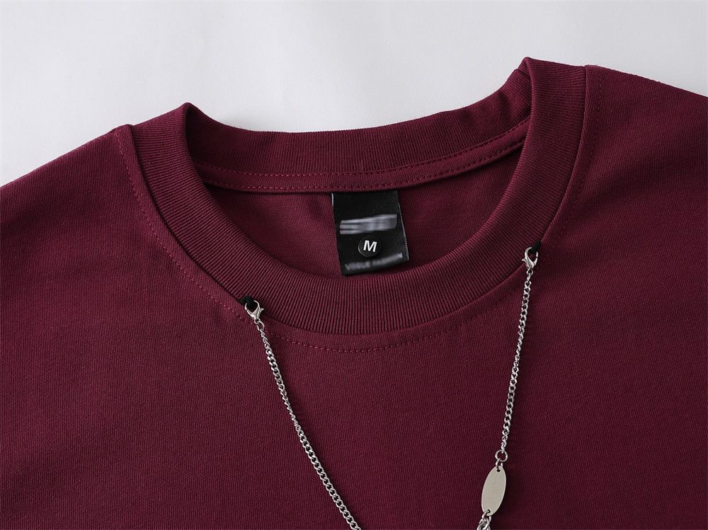 Japanese Brand × Vintage Men's short-sleeved T-shirt with cat print necklace Size US M / EU 48-50 / 2 - 3 Thumbnail