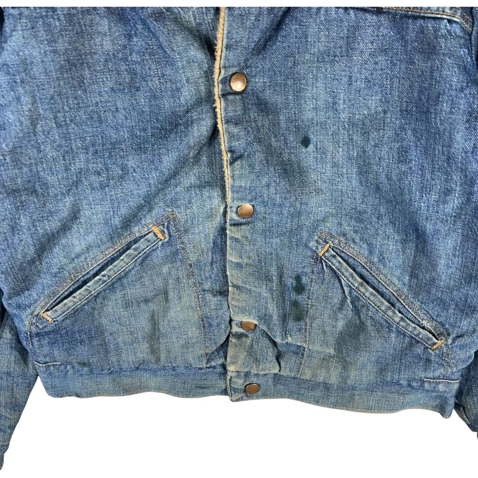 Wrangler Wrangler Sherpa Lined Denim Jacket Size US M / EU 48-50 / 2 - 3 Thumbnail