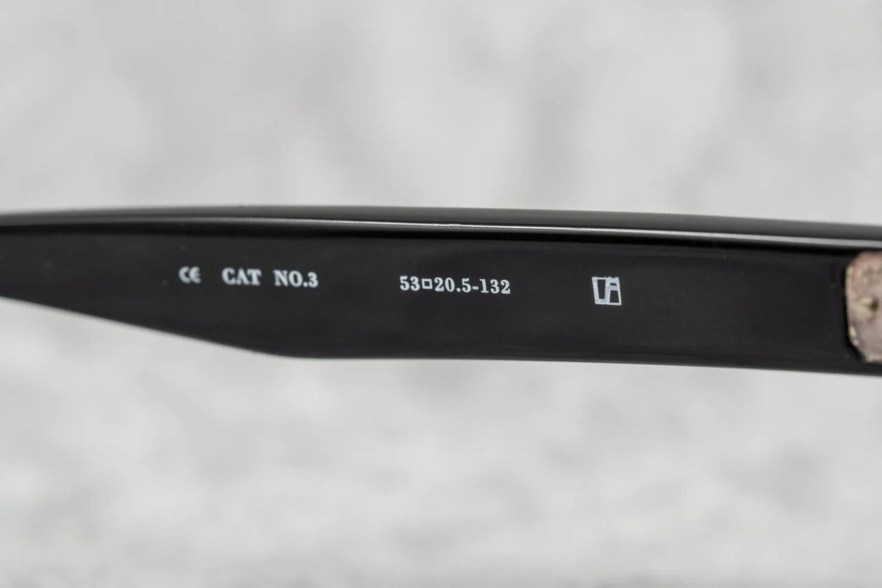Ann Demeulemeester Ann Demeulemeester Sunglasses Rectangular Black and Grey Size ONE SIZE - 5 Thumbnail