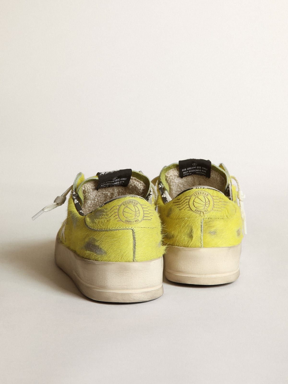 Golden Goose o1w1db10425 Stardan Low-Top Sneakers in Yellow/White Size US 11 / IT 41 - 4 Thumbnail