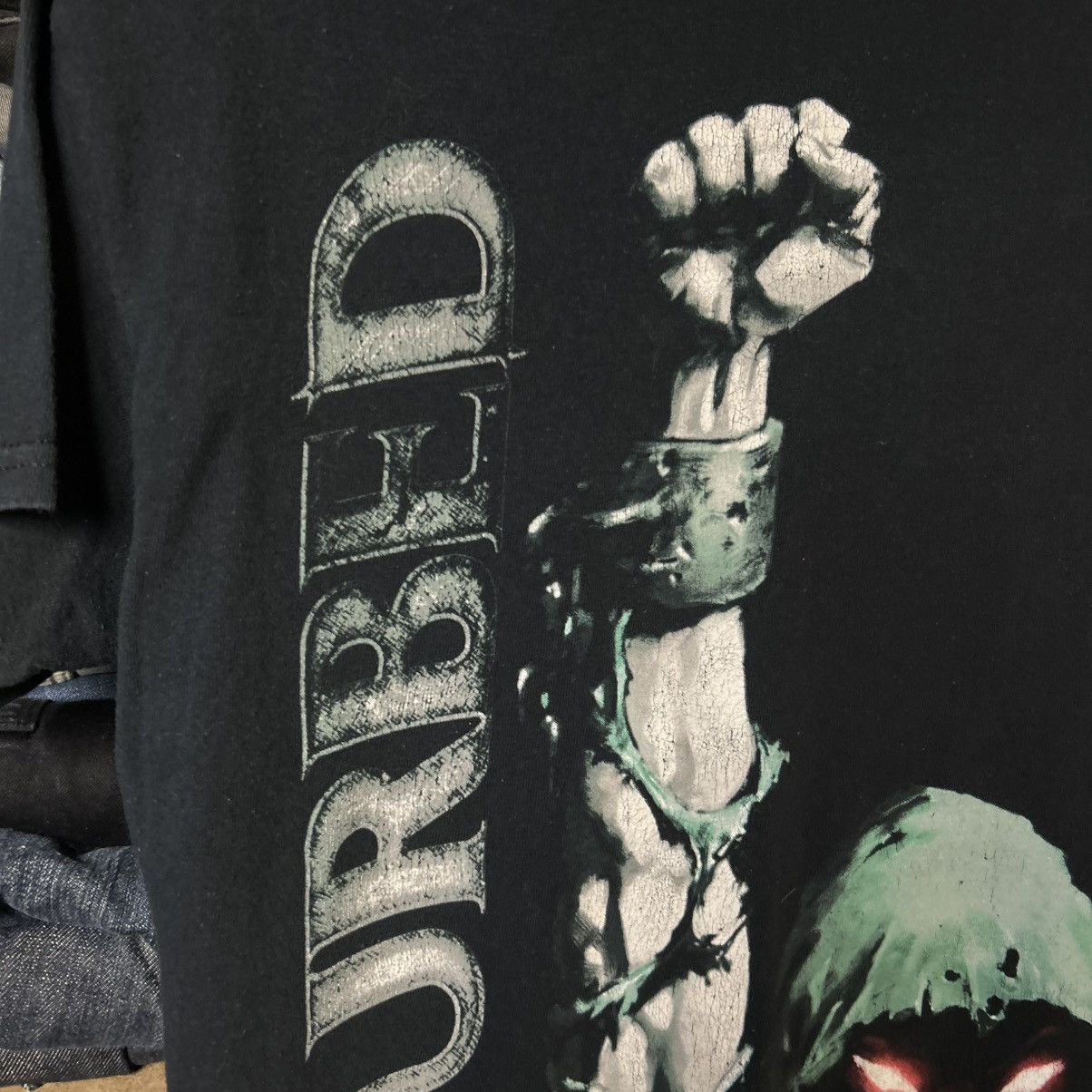 Band Tees Vintage Disturbed Big Graphic Logo 2000’s rock band tee Size US M / EU 48-50 / 2 - 4 Thumbnail