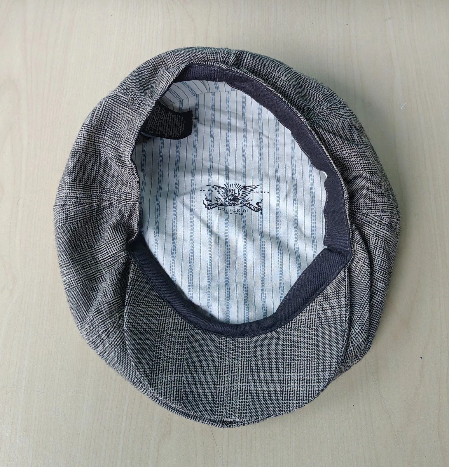 RRL Ralph Lauren DOUBLE RL Wool-Cotton Glen Plaid Newsboy Cap T/1923 Size ONE SIZE - 7 Thumbnail