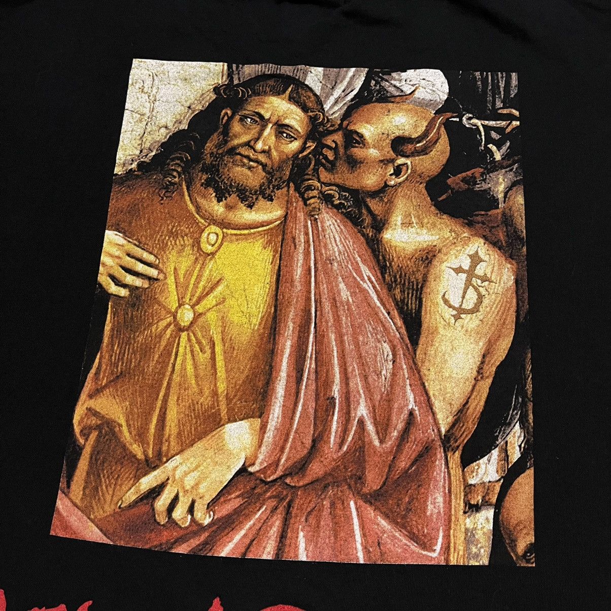 Band Tees Vintage DevilDriver Jesus & Satan Death Metal Band Tour Tee Size US XL / EU 56 / 4 - 6 Thumbnail