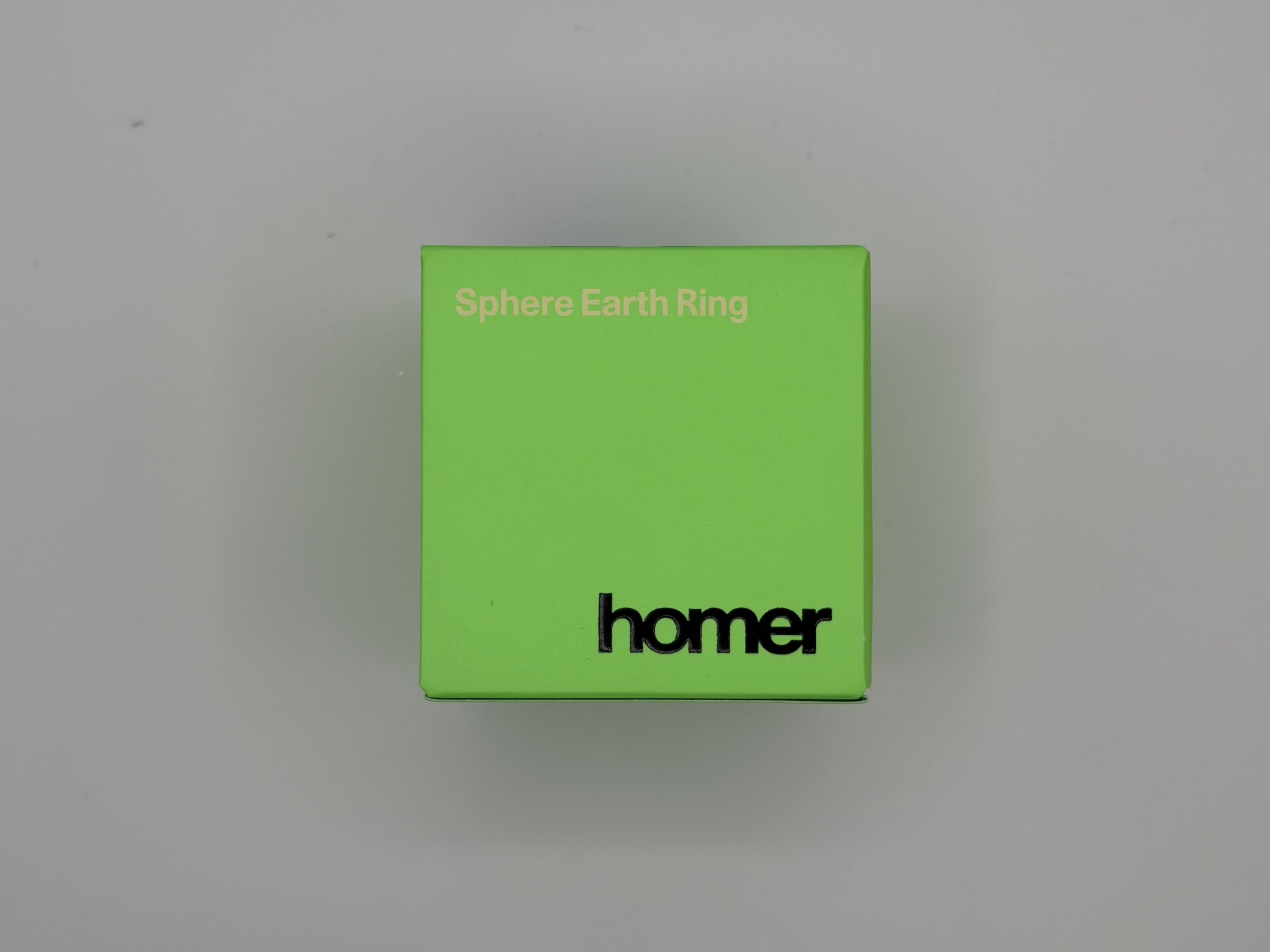 Homer Homer Sphere Earth Ring (Size 10, Yolk, 925 Silver + Enamel) Size ONE SIZE - 6 Thumbnail