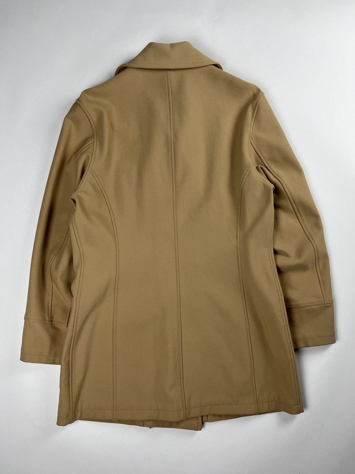 Prada Prada Camel Double Breasted Officer Overcoat FW 1995 Size US L / EU 52-54 / 3 - 6 Thumbnail