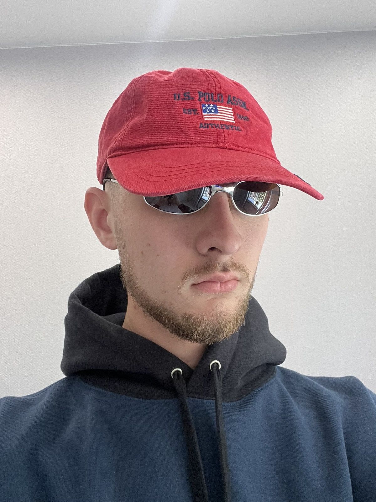 U.S. Polo Assn. × Vintage Vintage cap US Polo uspa fade red 5 panel USA Size ONE SIZE - 2 Thumbnail