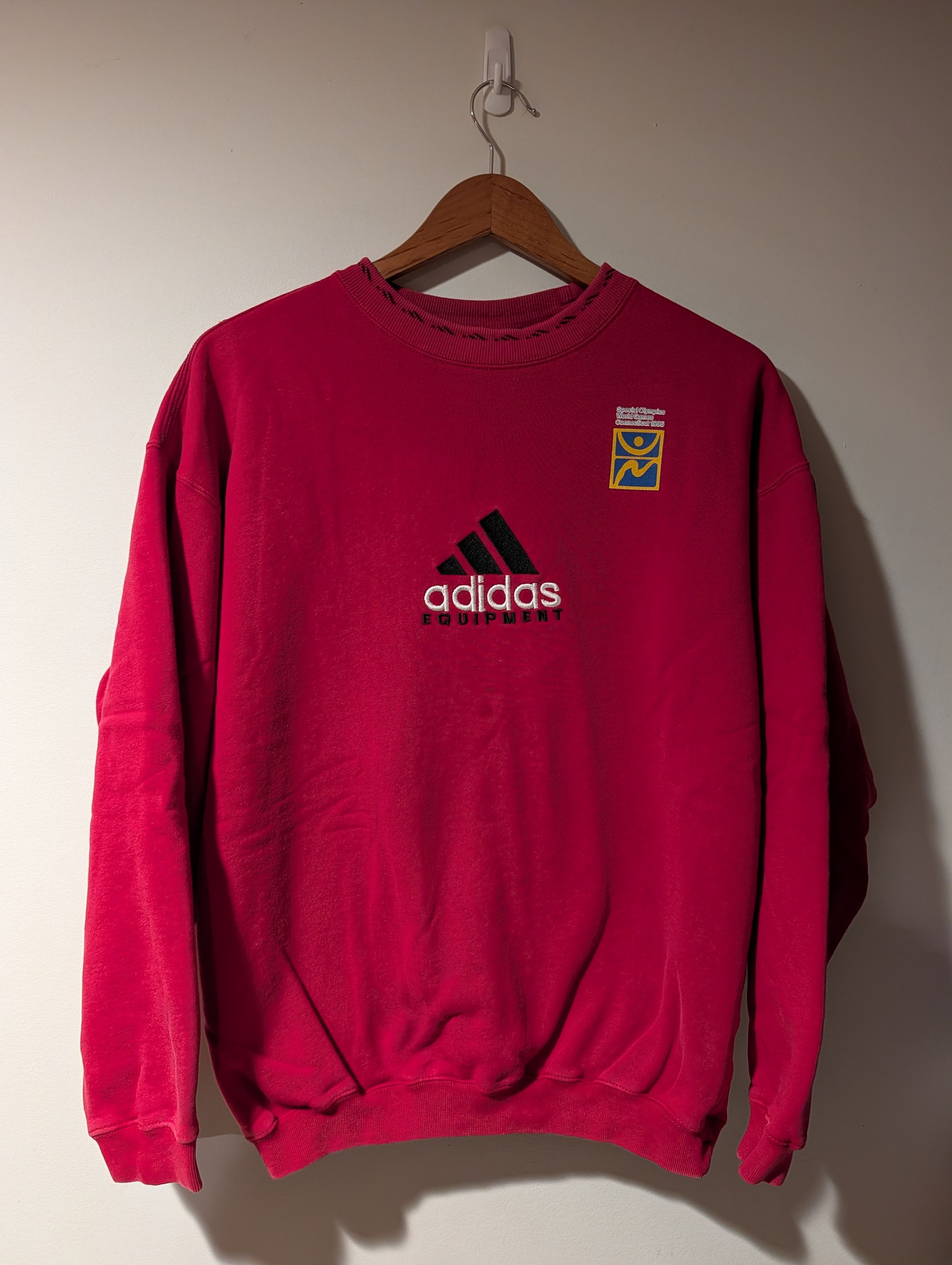 Adidas Vtg 1995 Special Olympics World Adidas Equipment Sweatshirt Size US M / EU 48-50 / 2 - 1 Thumbnail