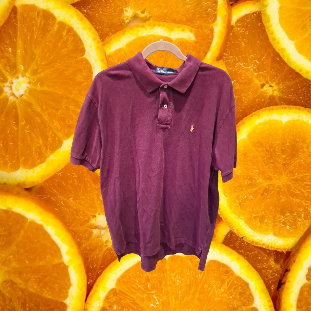 Polo Ralph Lauren Polo Ralph Lauren Maroon with Yellow Embroidered Logo Size X Size US XL / EU 56 / 4 - 1 Thumbnail