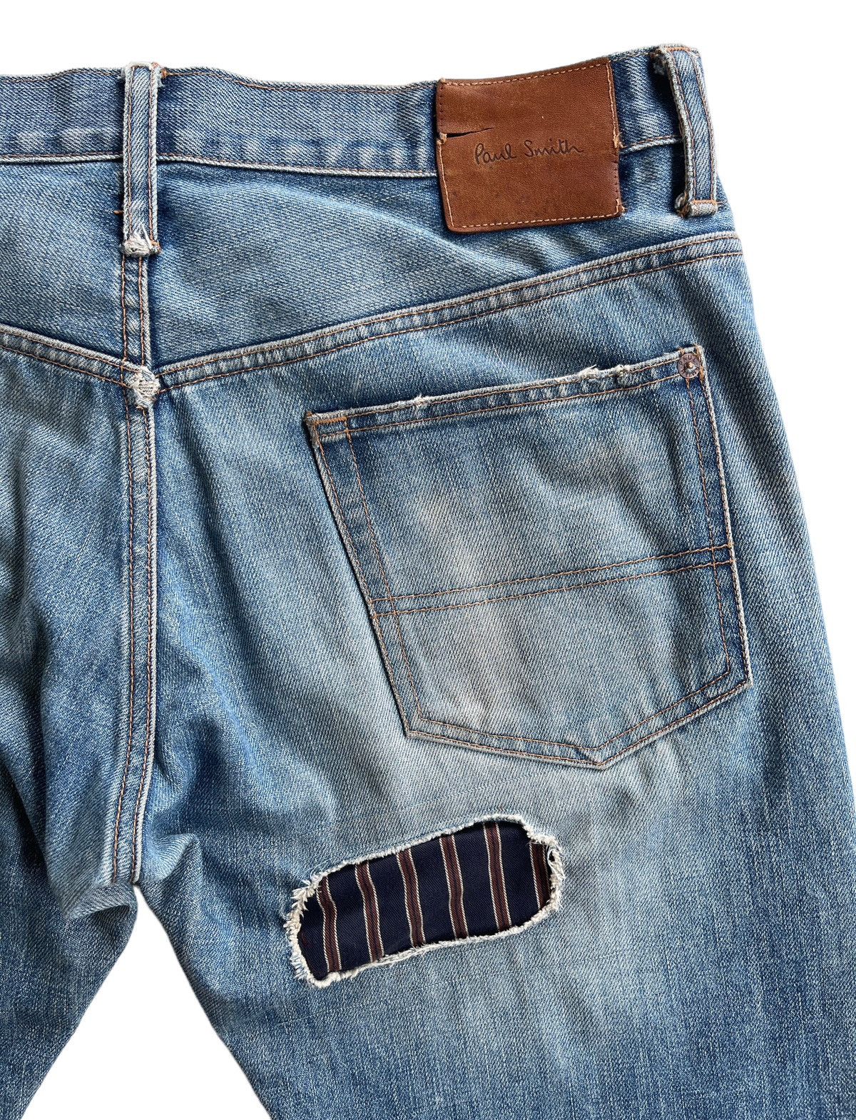Paul Smith Paul Smith Distressed Patchwork Jeans Size US 34 / EU 50 - 10 Thumbnail