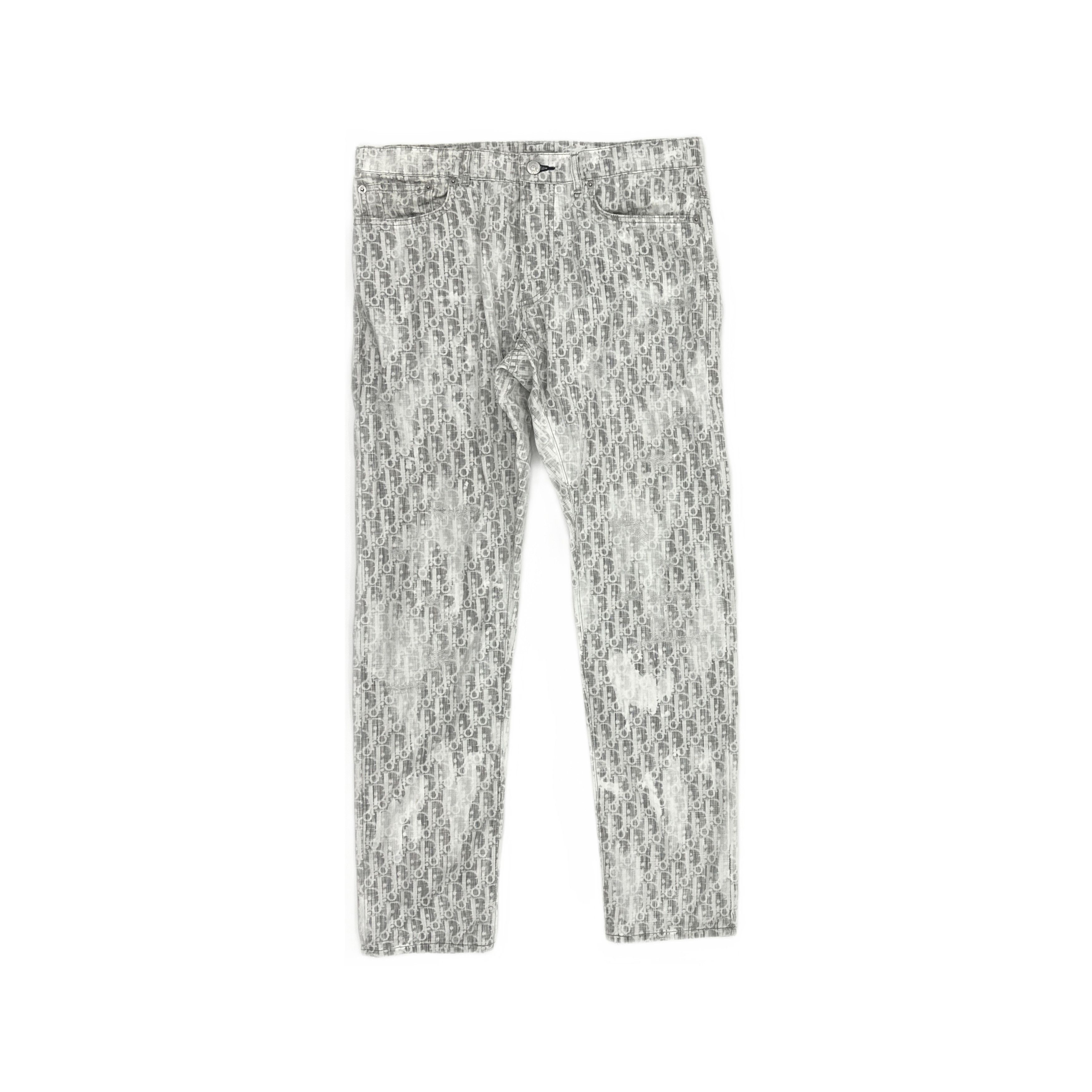 Dior Dior Oblique Monogram Denim Jeans 31 Size US 31 - 1 Thumbnail