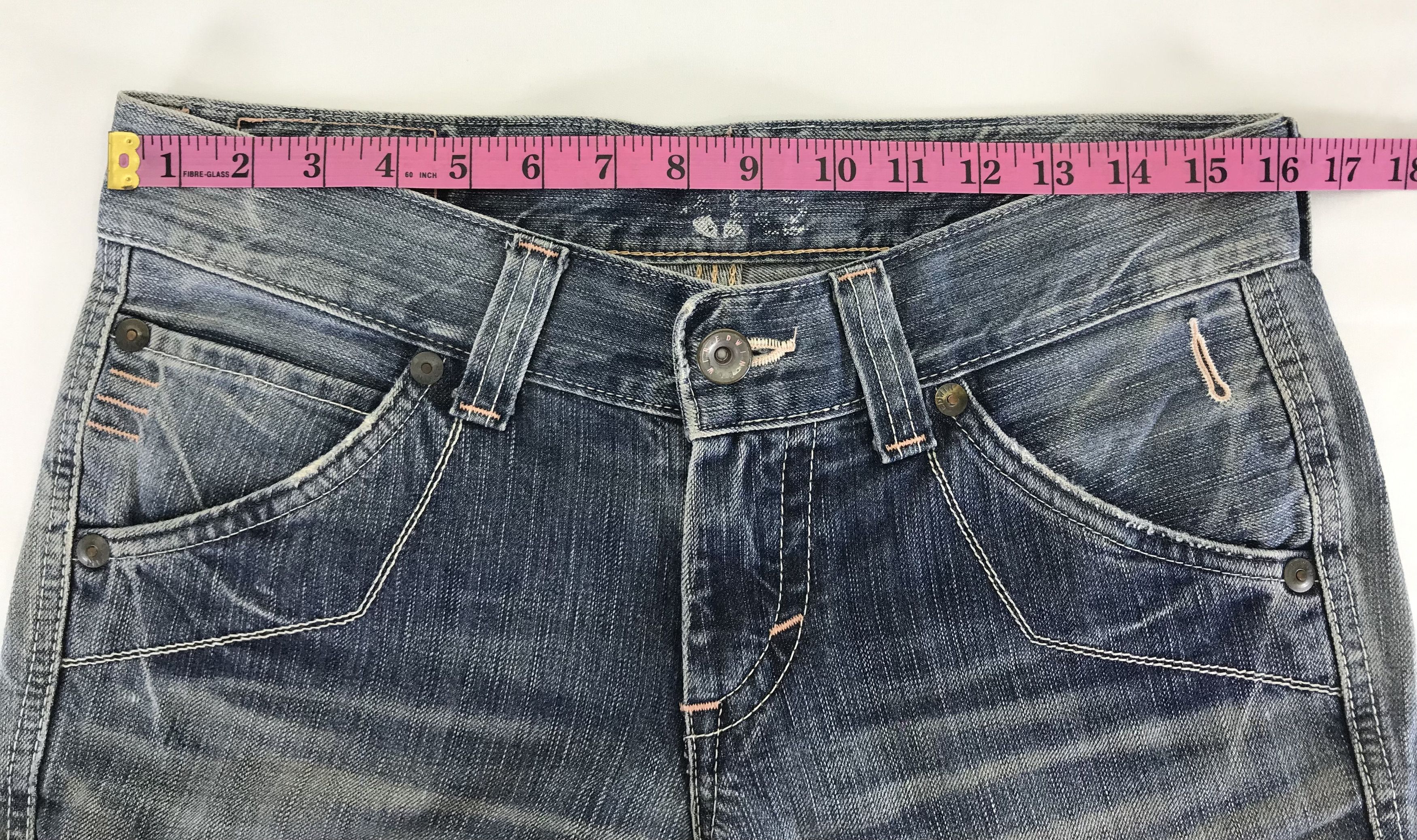 Edwin Vintage Edwin 503 Buckle Back Flare Jeans Size US 31 - 13 Thumbnail