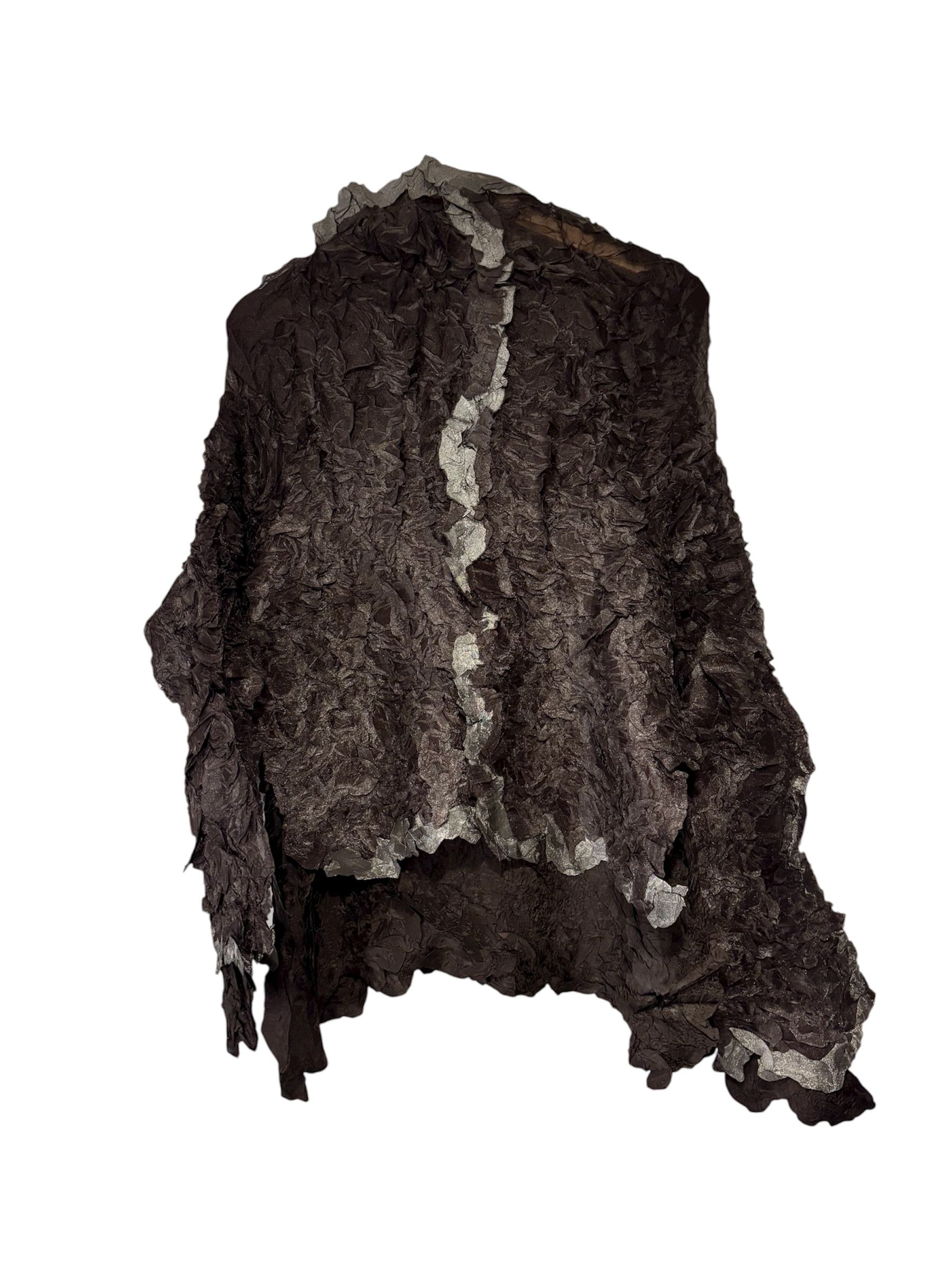 Issey Miyake AW1999 ISSEY MIYAKE WRINKLED LAYERED TOP Size US S / EU 44-46 / 1 - 5 Thumbnail