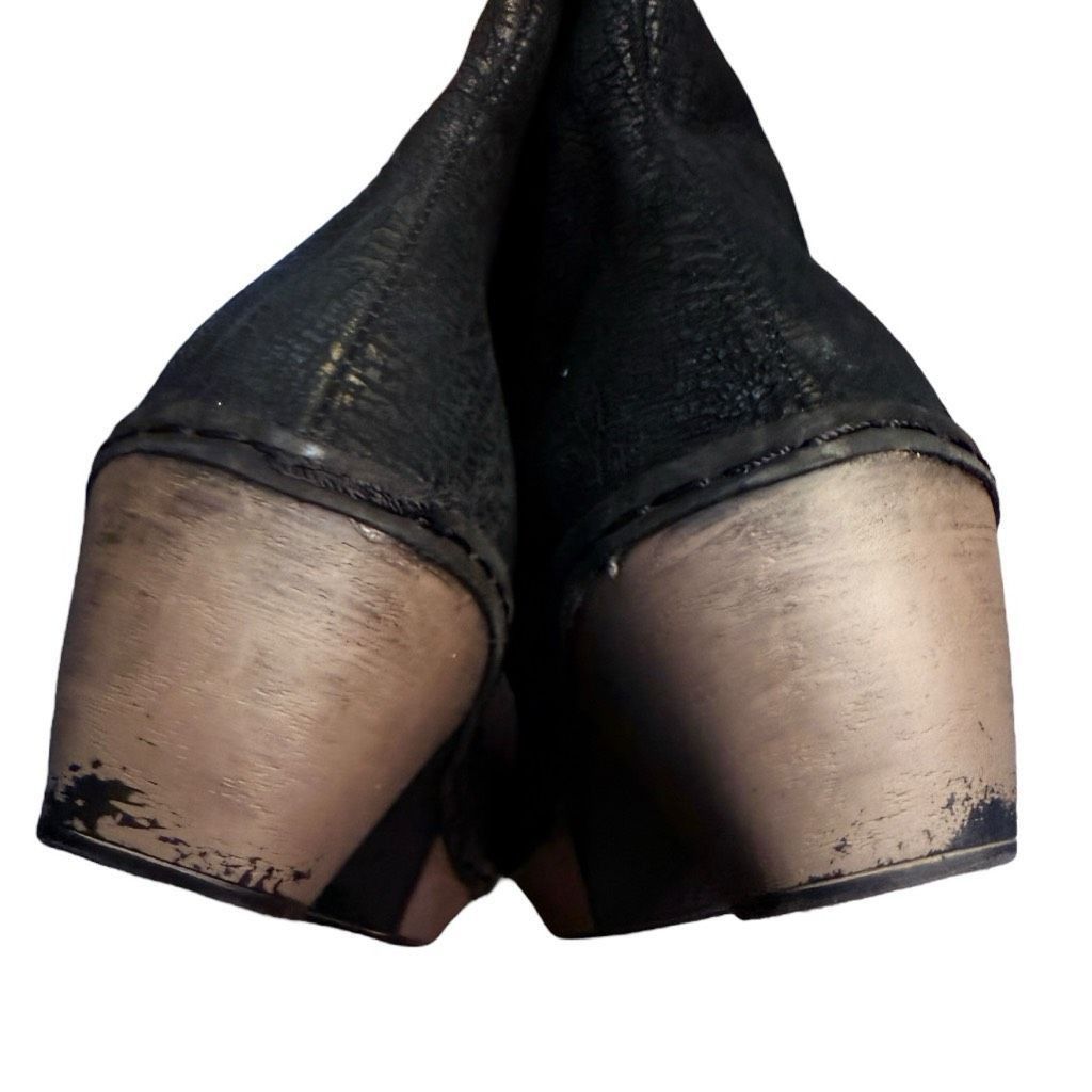 Birkenstock NAOT Boots NAOT Almeria Black Crackle Leather Ankle Boots Bo Size US 8 / IT 38 - 4 Thumbnail