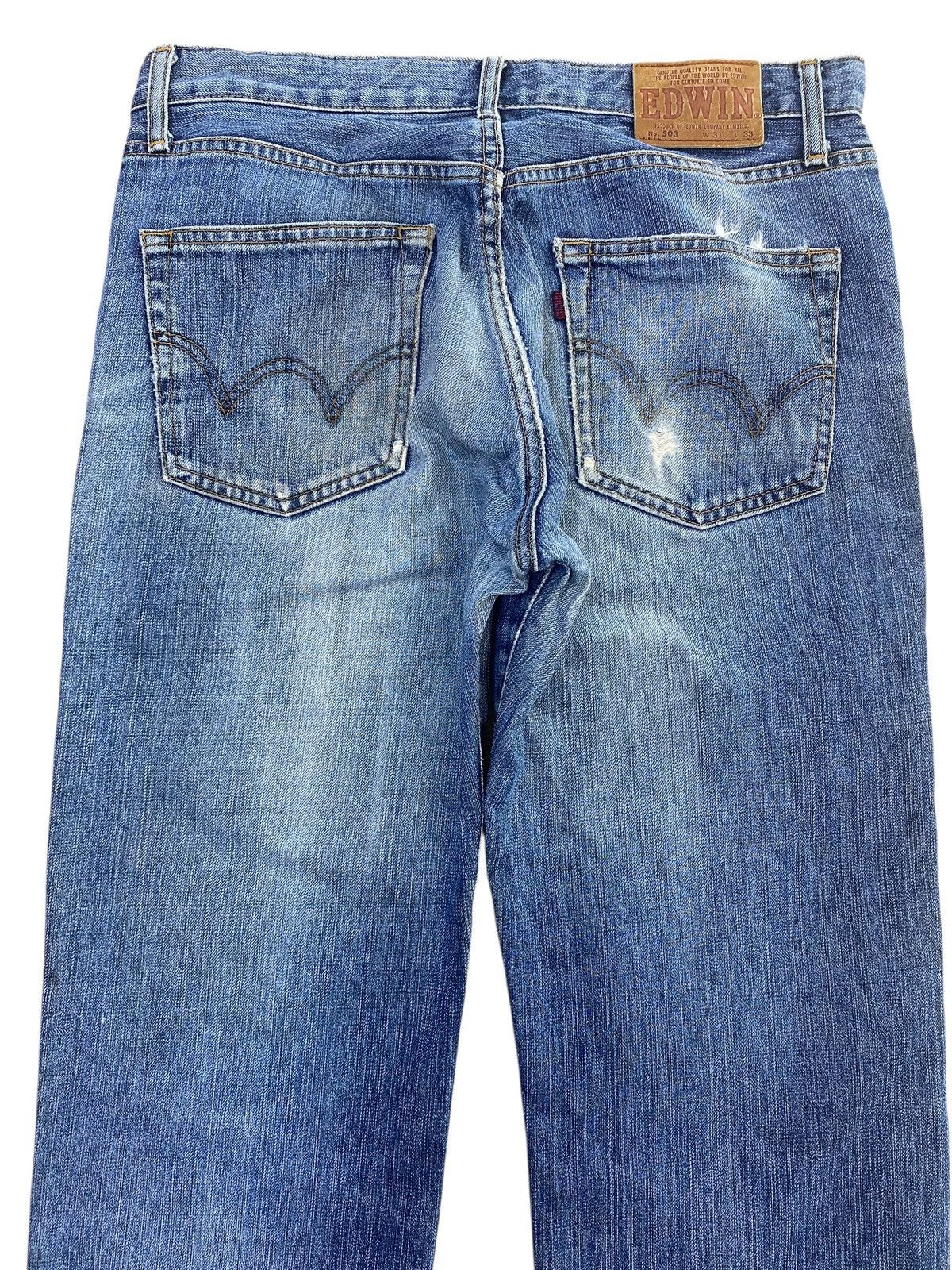 Edwin Edwin Faded Blue Wash Style Loose Jeans Size US 32 / EU 48 - 4 Thumbnail