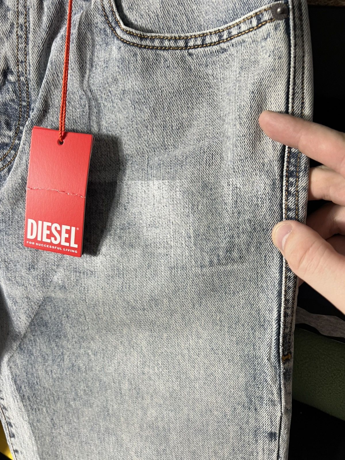 Diesel Diesel Vintage Light Wash Jeans High Waist Straight Fit Y2K Size US 32 / EU 48 - 12 Thumbnail