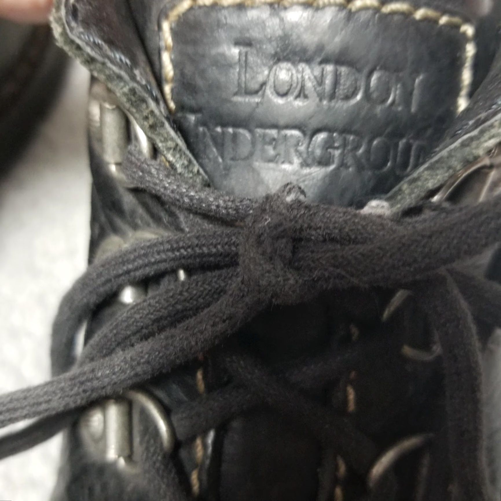 Vintage VINTAGE London Underground Boots Woman 11 Black K Monki Platform Goth 90s Mens Size US 11 / IT 41 - 5 Thumbnail