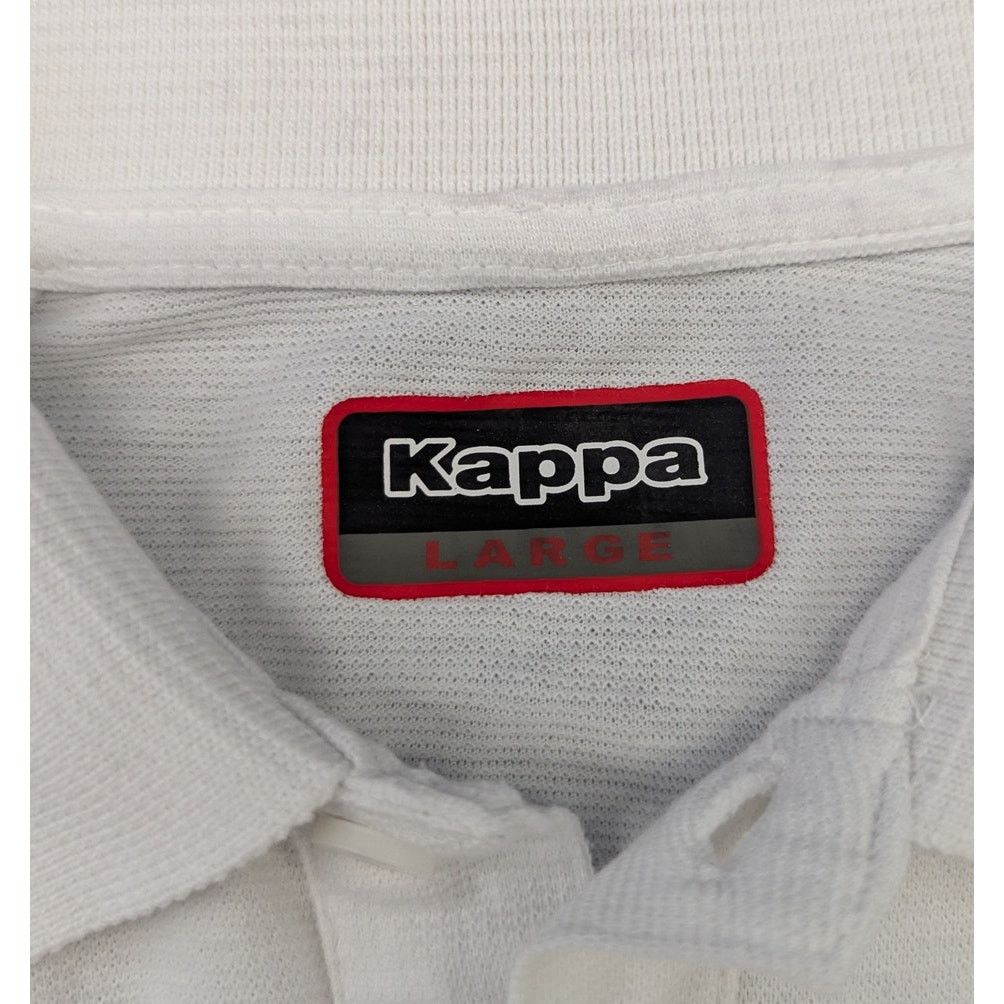 Kappa Kappa Panathinaikos FC polo white and silver shirt Size US L / EU 52-54 / 3 - 4 Thumbnail