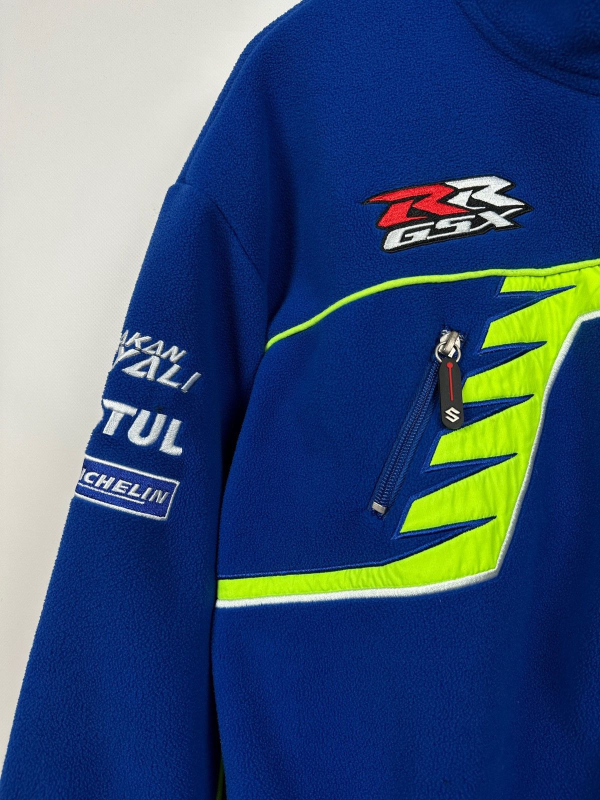 Vintage Vintage Suzuki Ecstar Michelin Racing Zip Fleece Jacket Size US XL / EU 56 / 4 - 9 Thumbnail