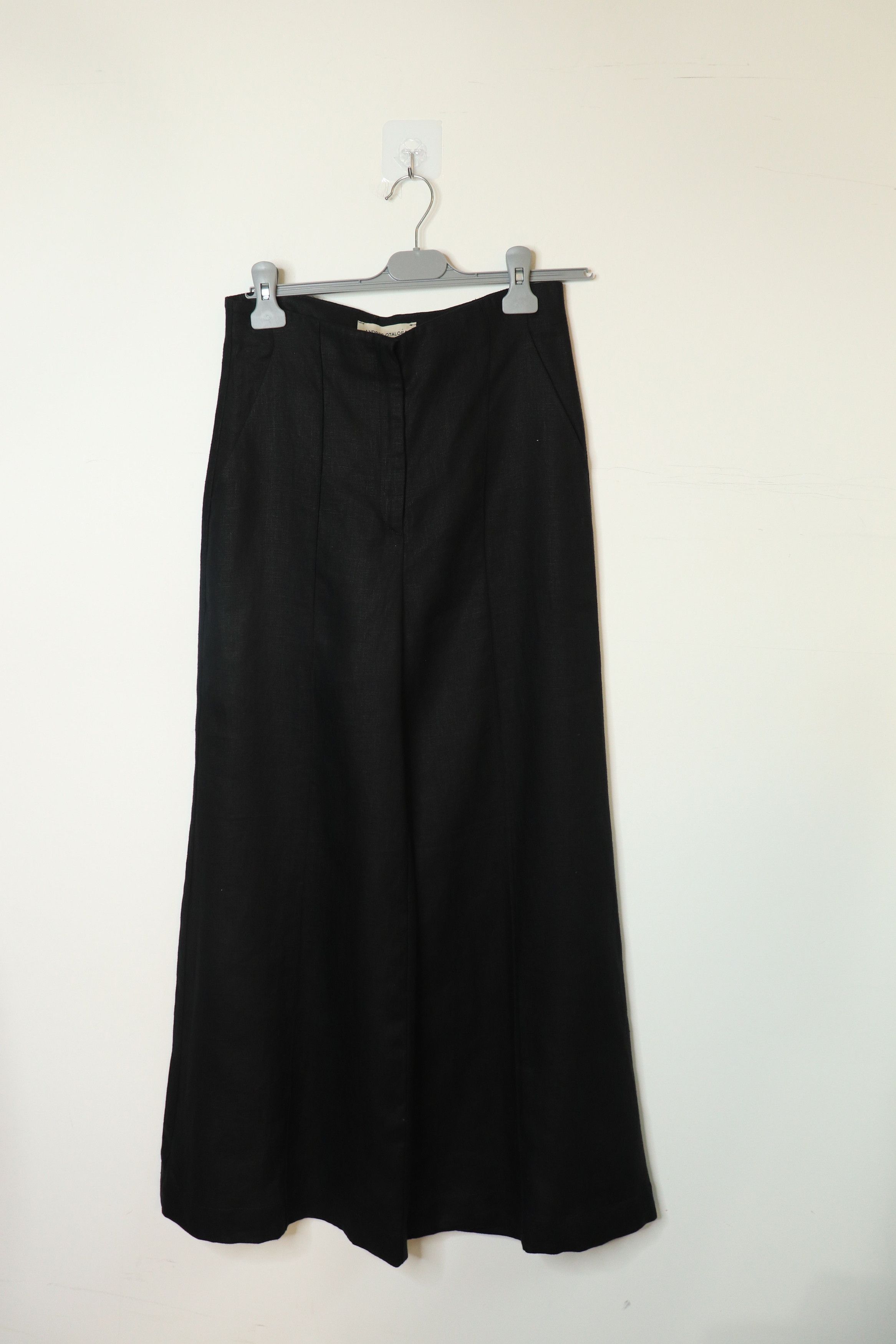 Alaia Black fleece midi skirt - UK 8 Size 27" / US 4 / IT 40 - 1 Thumbnail