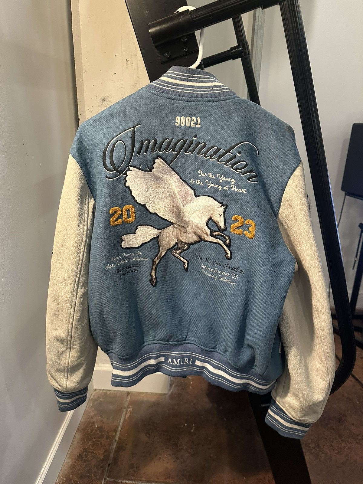 Amiri Blue Varsity Jacket Size US M / EU 48-50 / 2 - 2 Thumbnail