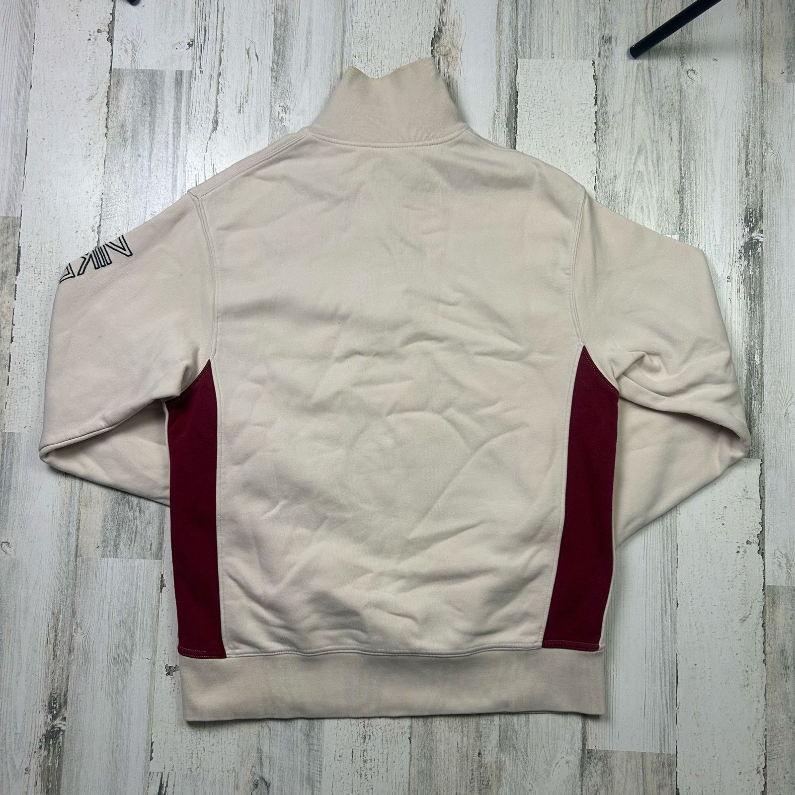 Nike × Vintage Vintage Y2K Nike Athletics pullover 1/4 zip Sweatshirt Size US L / EU 52-54 / 3 - 5 Thumbnail