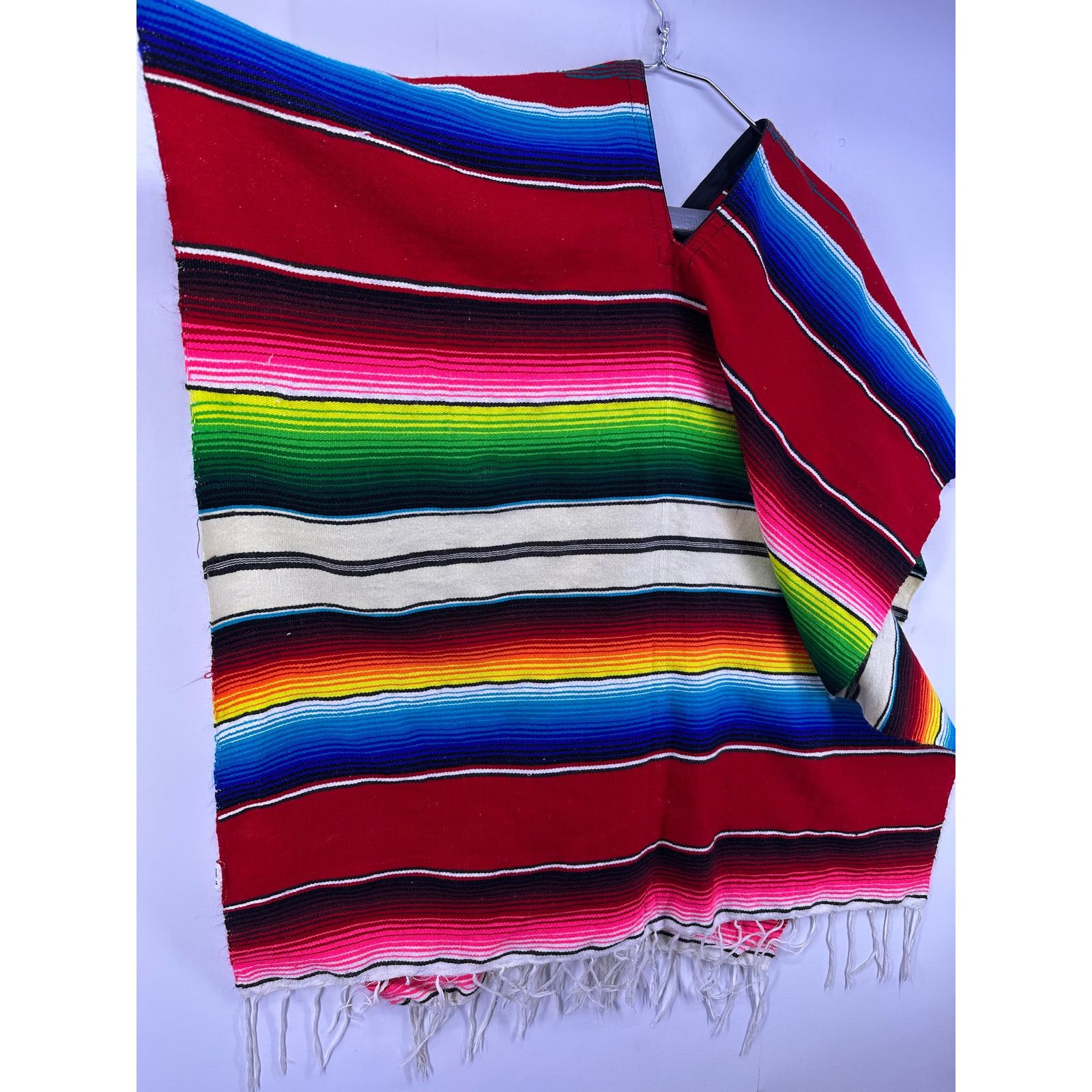& Other Stories Mexican Multi Color Long Poncho 72” long Size US XL / EU 56 / 4 - 2 Thumbnail