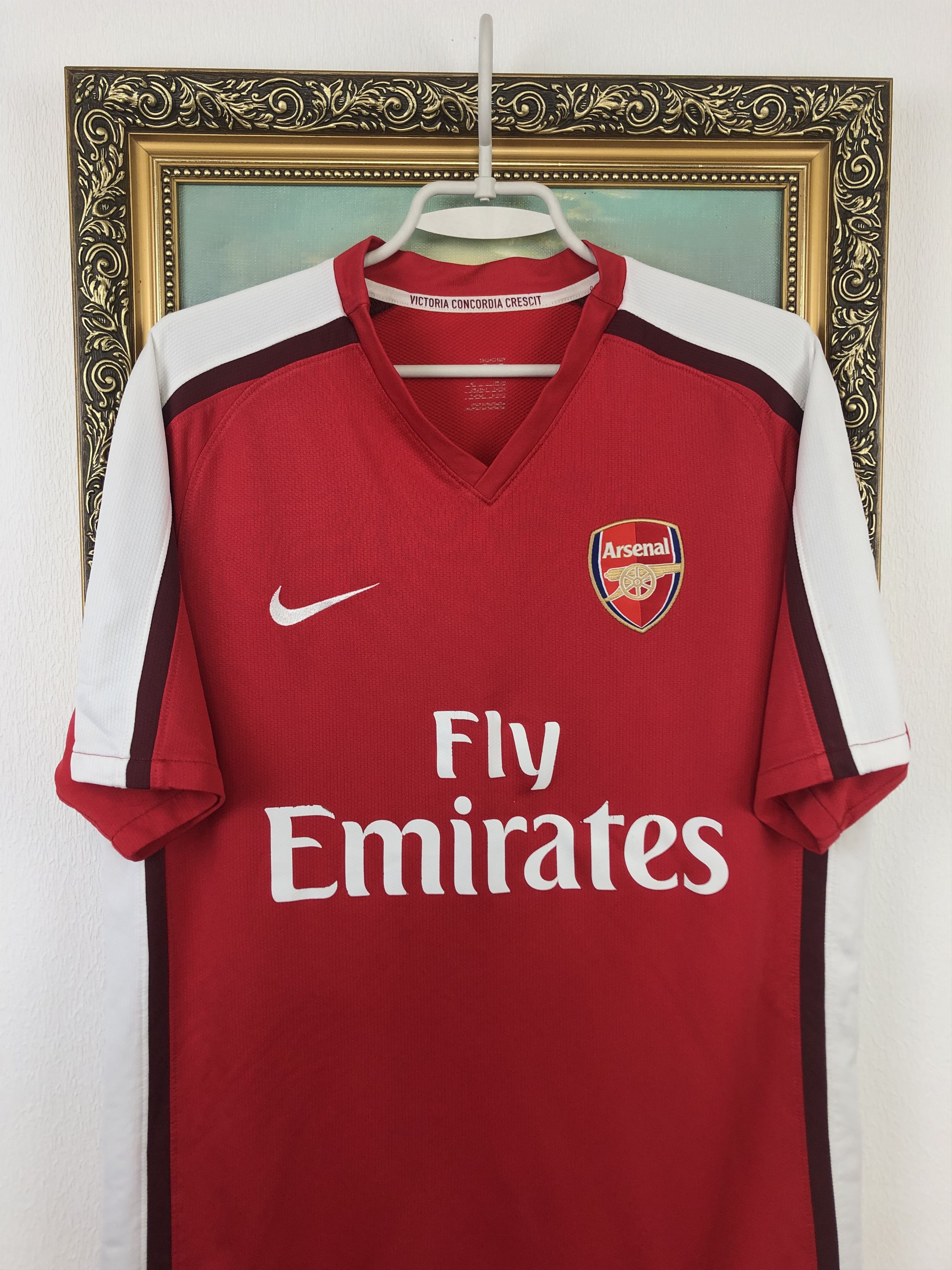 Nike Arsenal football shirt 2008 Soccer Jersey Gunners Tee Hype Size US M / EU 48-50 / 2 - 2 Thumbnail