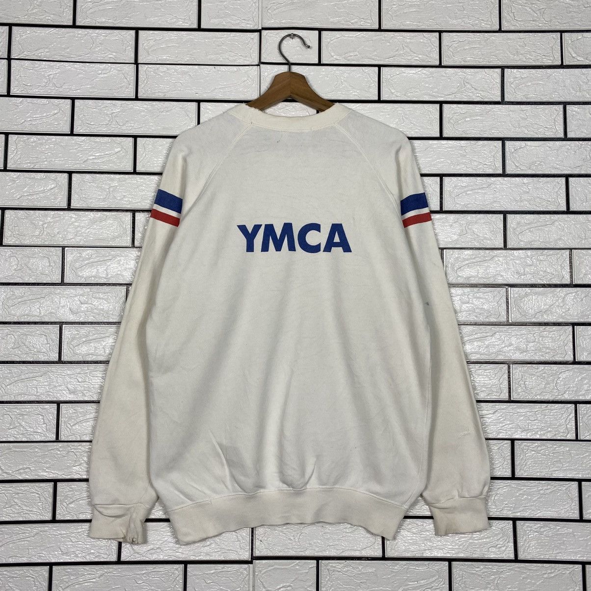 Japanese Brand 📌Vintage Sweatshirt YMCA Striped Design Issey Miyake Size US L / EU 52-54 / 3 - 9 Thumbnail