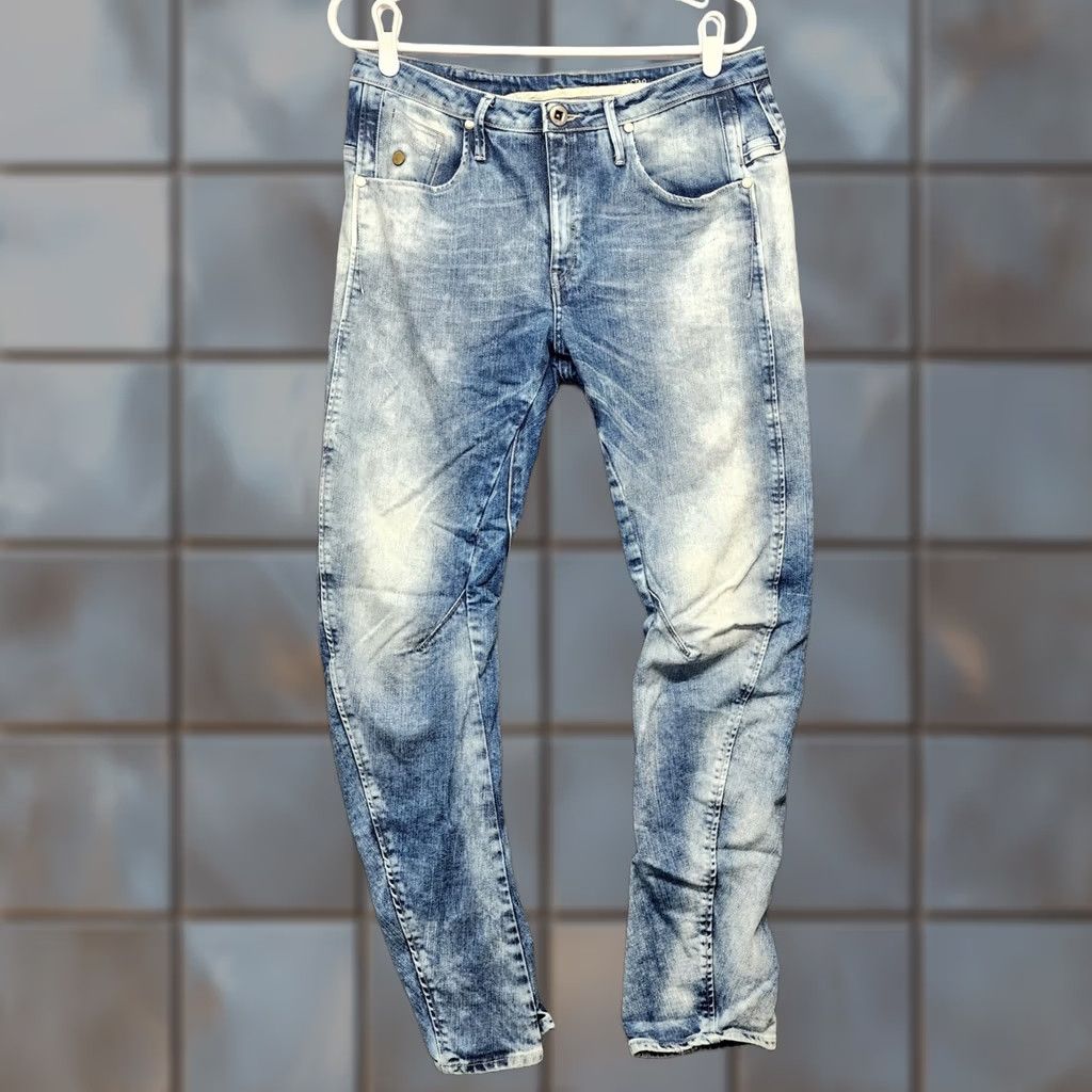 G-Star G Star Raw ARC Juke 3D Tapered Jeans Womens 30x34 Light Wash Size 30" / US 8 / IT 44 - 1 Thumbnail