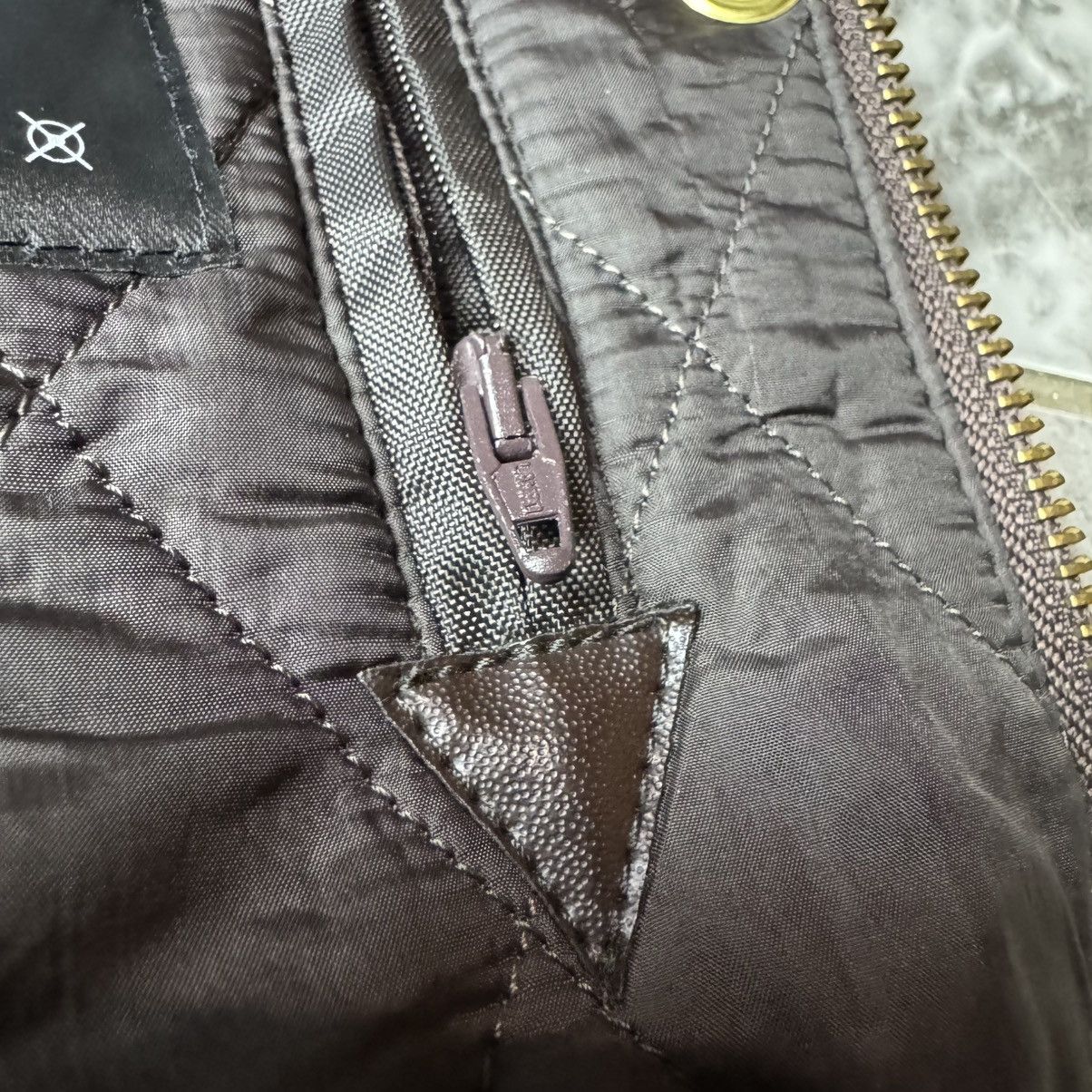 Barbour × Vintage Barbour Wax Jacket Quilted Brown Size 10 Size M / US 6-8 / IT 42-44 - 10 Thumbnail