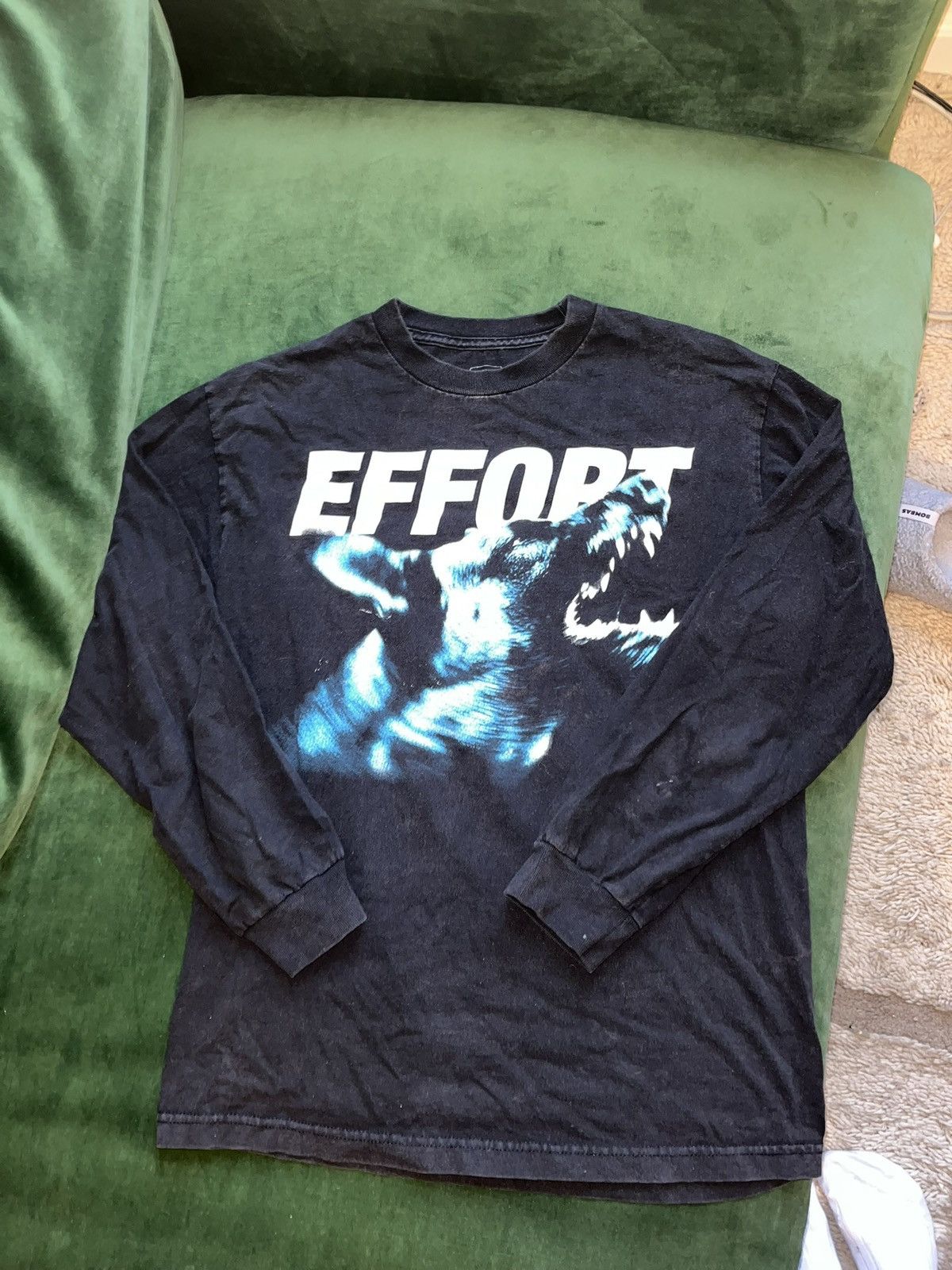 Brockhampton brockhampton black long sleeve tee effort dog wolf Size US M / EU 48-50 / 2 - 1 Thumbnail