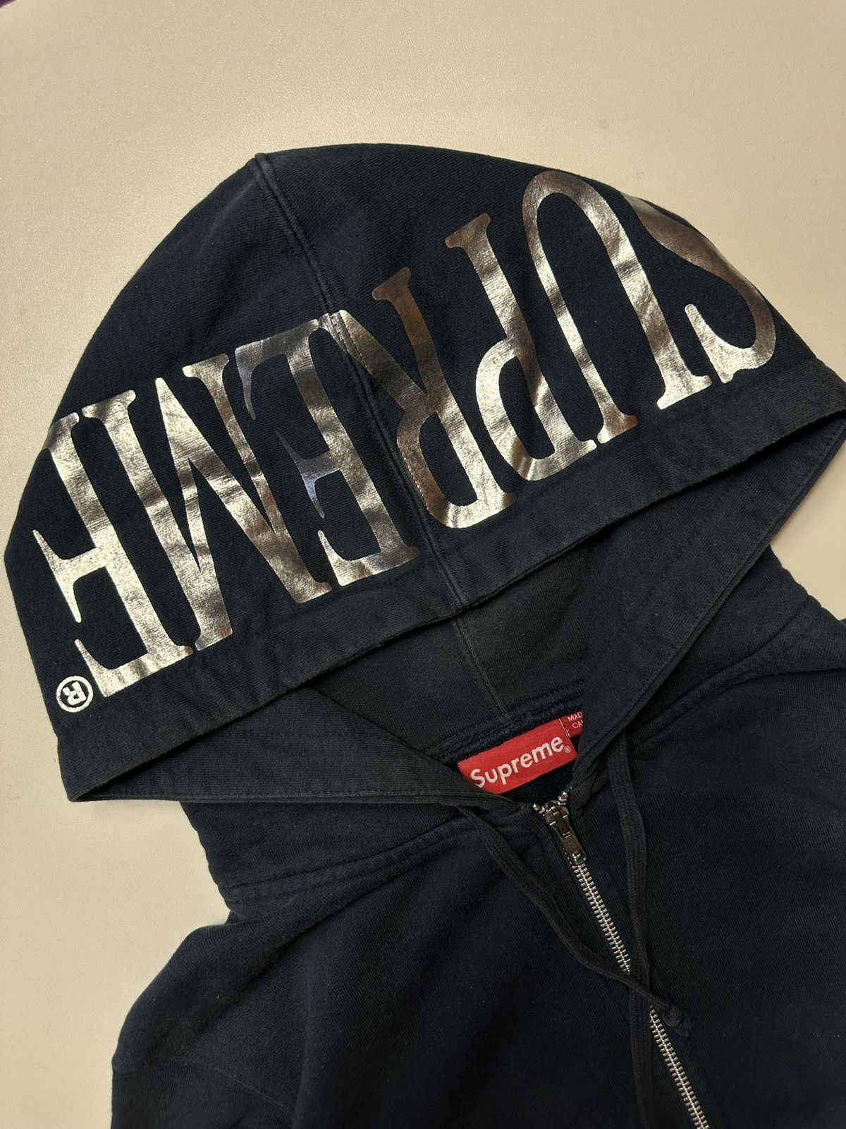 Supreme Supreme Hood Logo Zip Hoodie Size US S / EU 44-46 / 1 - 2 Thumbnail