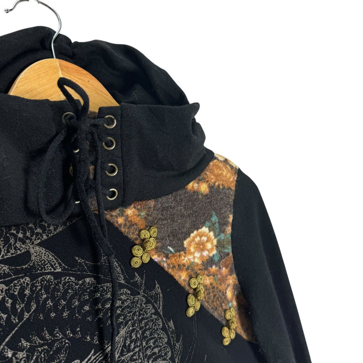If Six Was Nine × Japanese Brand × Vintage ☀️OZZ ON DRAGON CROPPED JACKET Size XS / US 0-2 / IT 36-38 - 4 Thumbnail