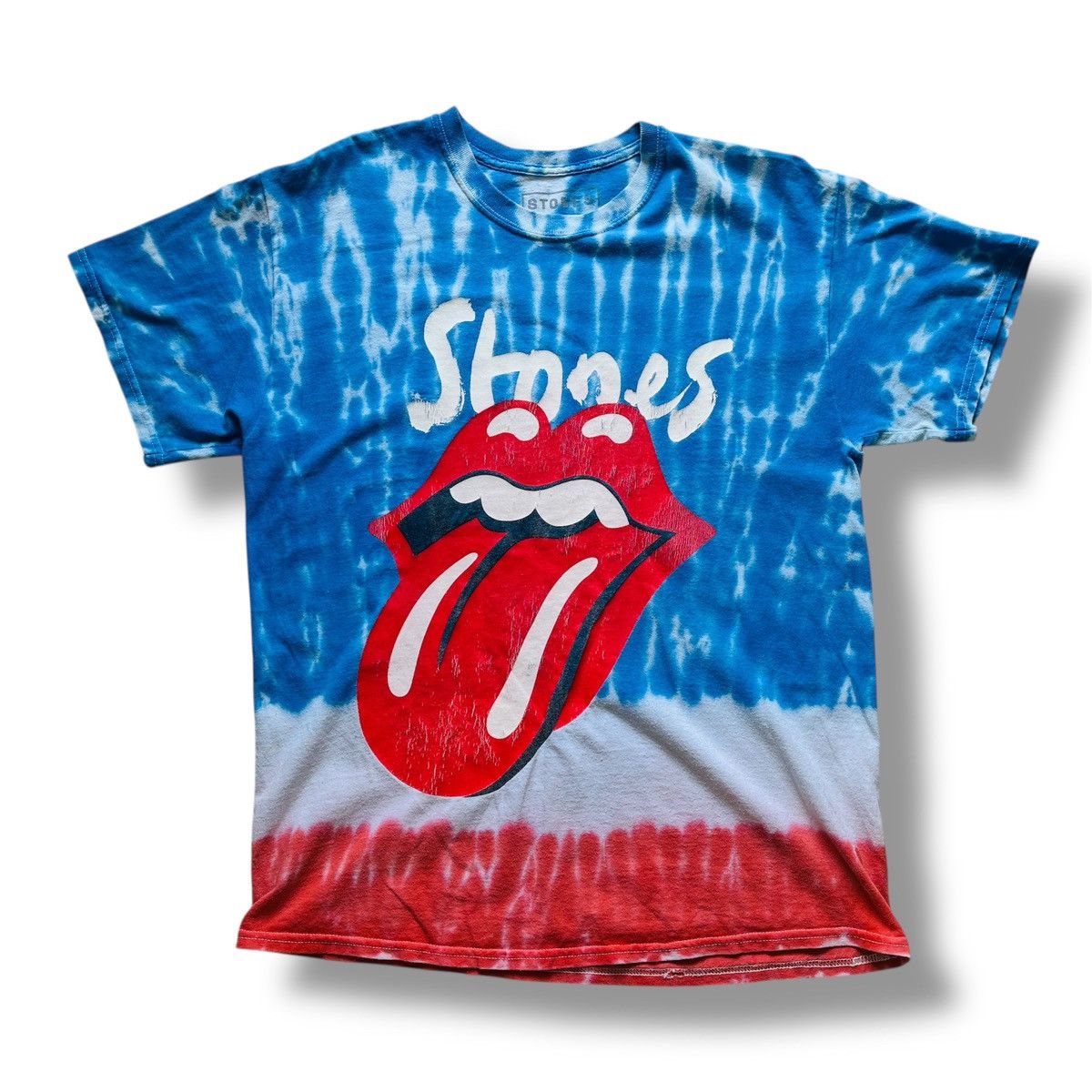 Band Tees × The Rolling Stones The Rolling Stones Concert Tour 2019 Big Logo Tie Dye TShirt Size US M / EU 48-50 / 2 - 1 Thumbnail